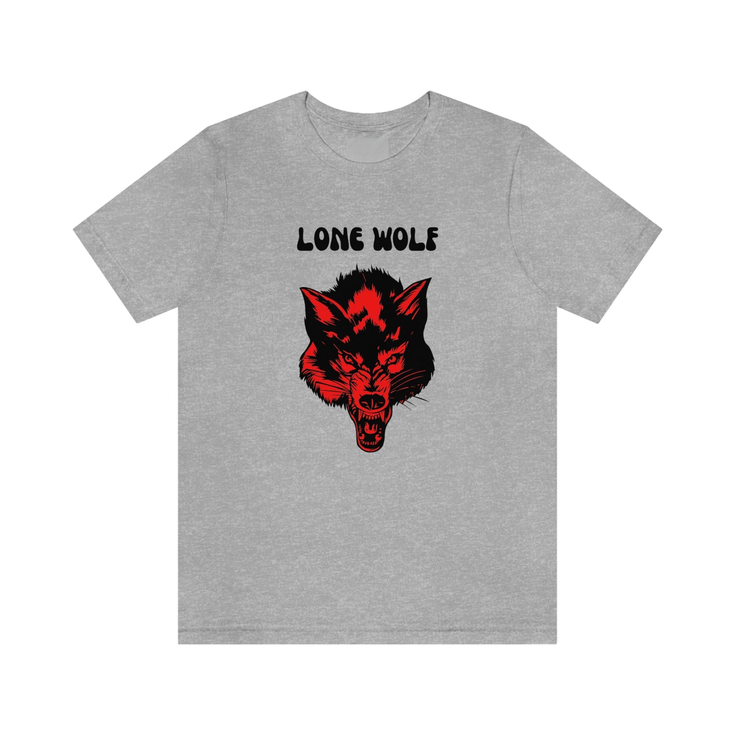 Lone Wolf T-shirt, Lone Wolf, Wolf howling, wolf, gift for man, gift for dad, nature, camping, outdoors, angry wolf