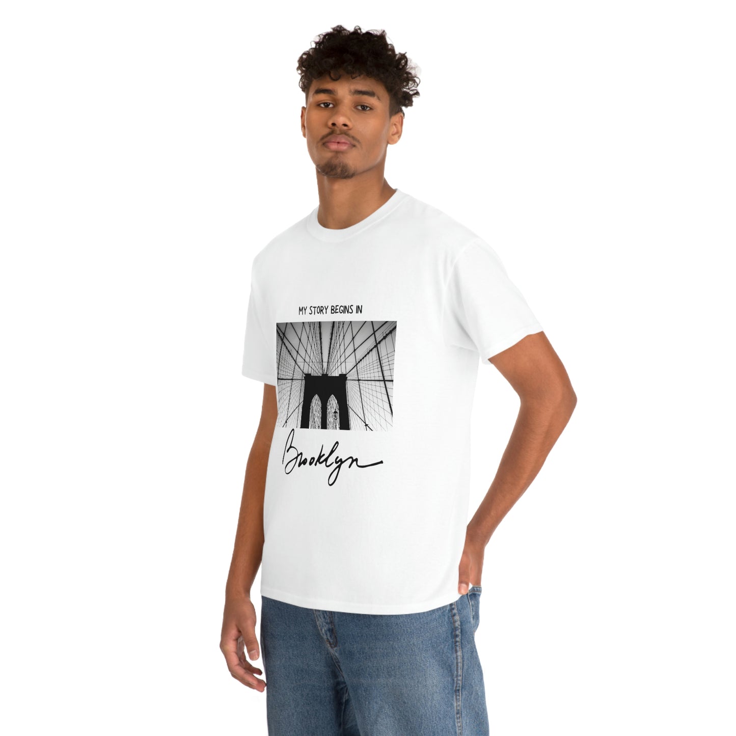 Represent Brooklyn with our 'My Story Begins in Brooklyn' T-Shirt