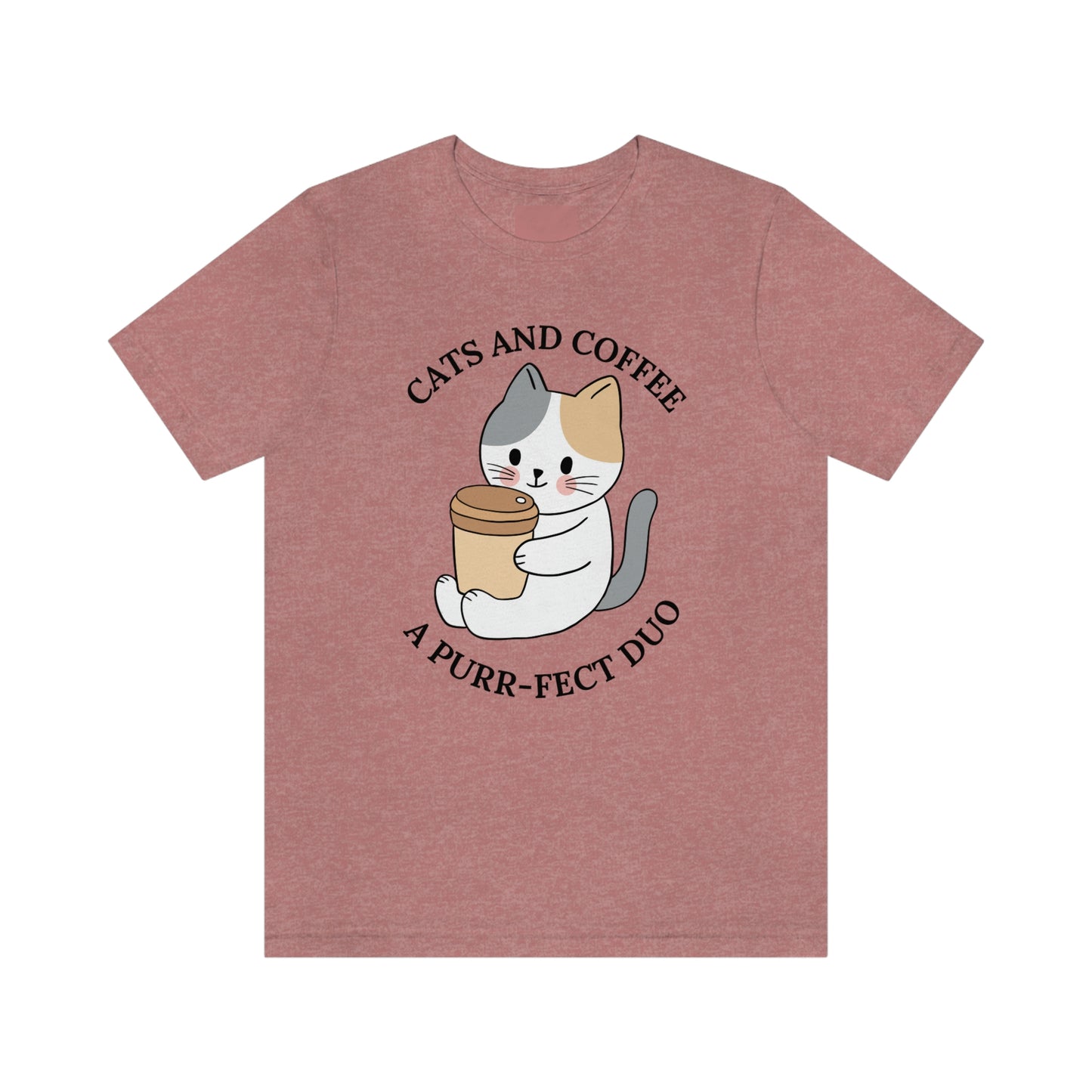 Cat and Coffee, Gift for cat lover, Gift for coffee lover, cat and coffee t-shirt, shirt for cat owner, gift for mom