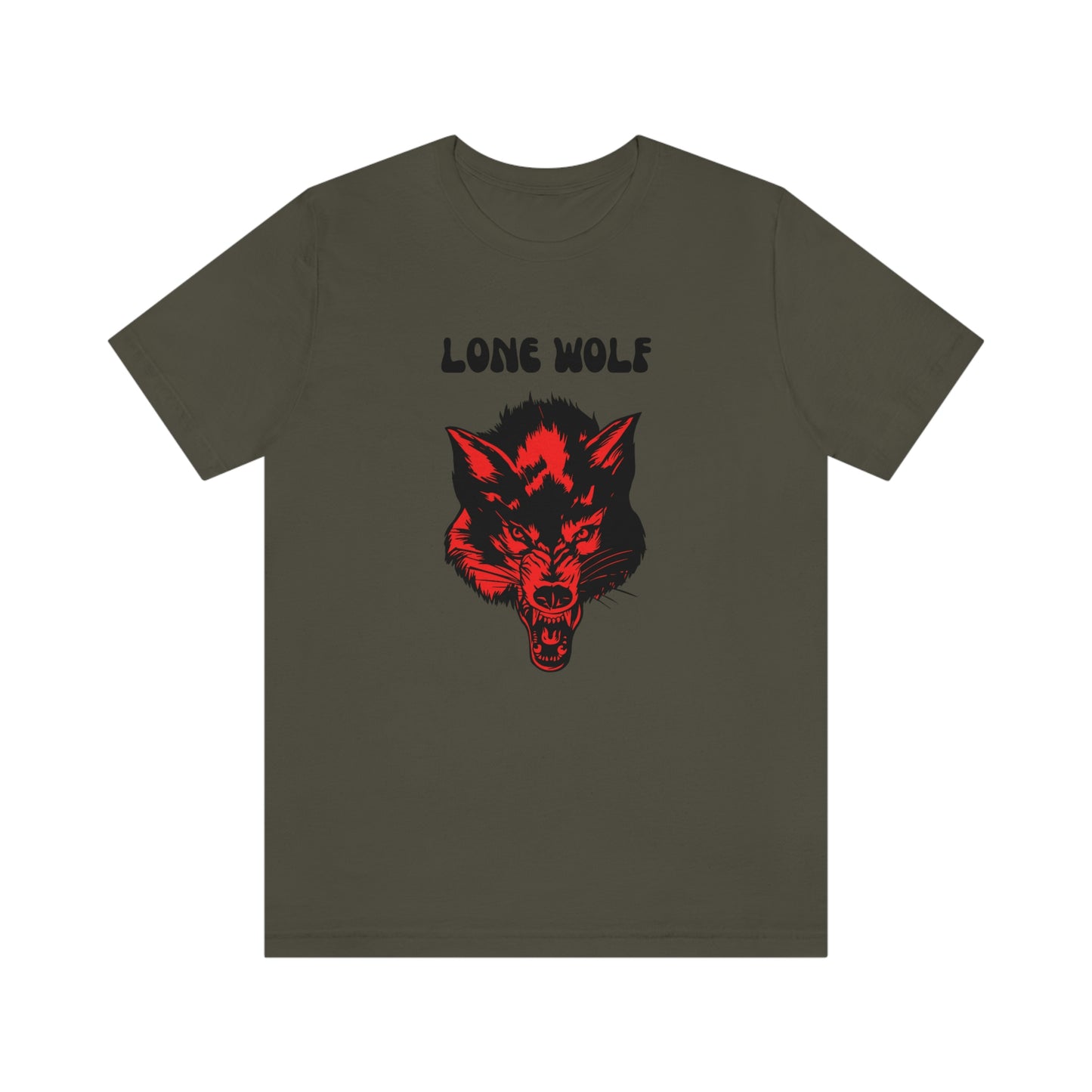 Lone Wolf T-shirt, Lone Wolf, Wolf howling, wolf, gift for man, gift for dad, nature, camping, outdoors, angry wolf