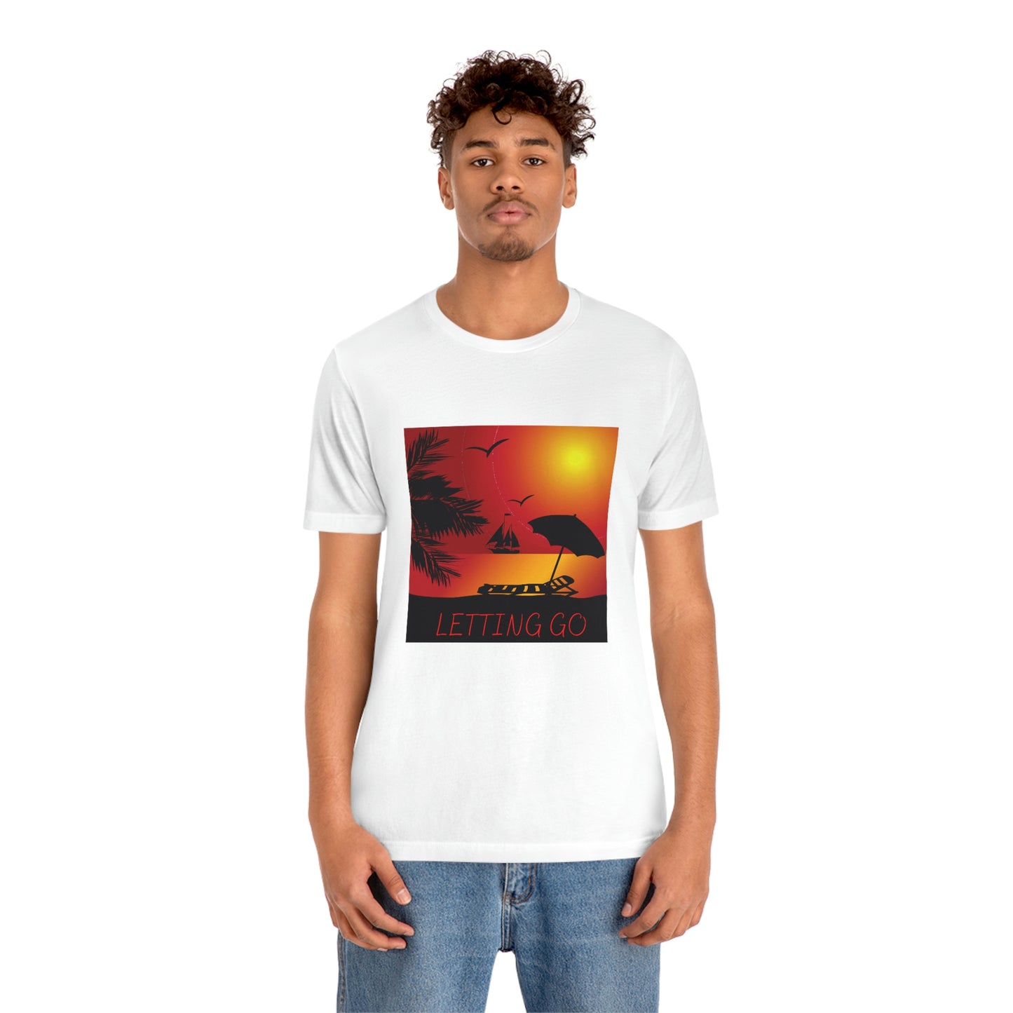 Sunset T-shirt, relaxing sunset, gift for spouse, lover of sunsets, waterfront sunset