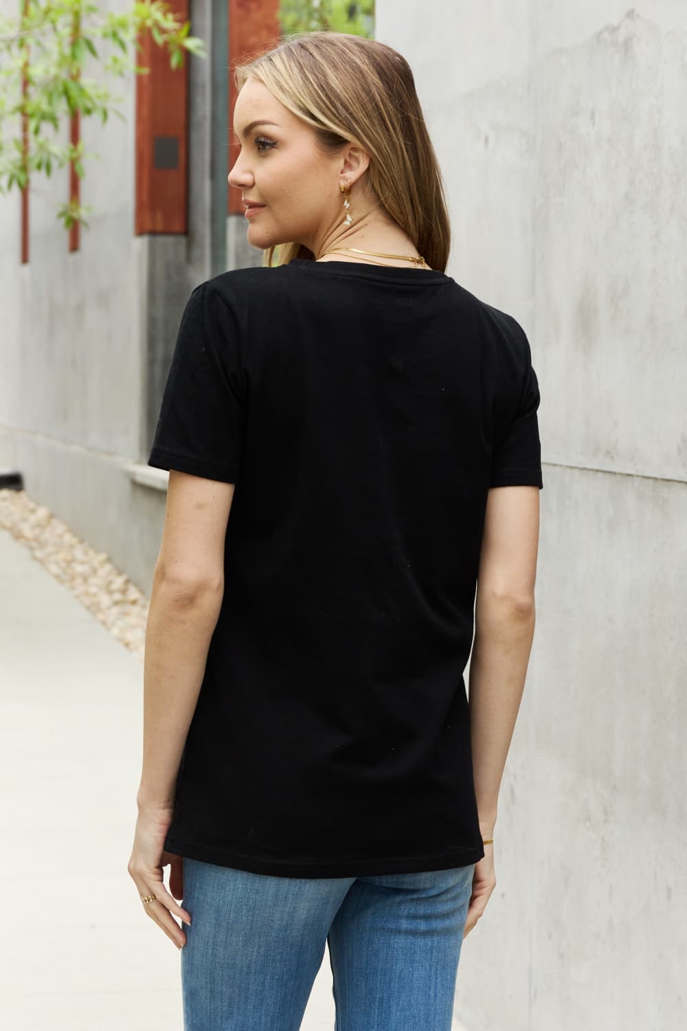 Simply Love Celestial Graphic Short Sleeve Cotton Tee