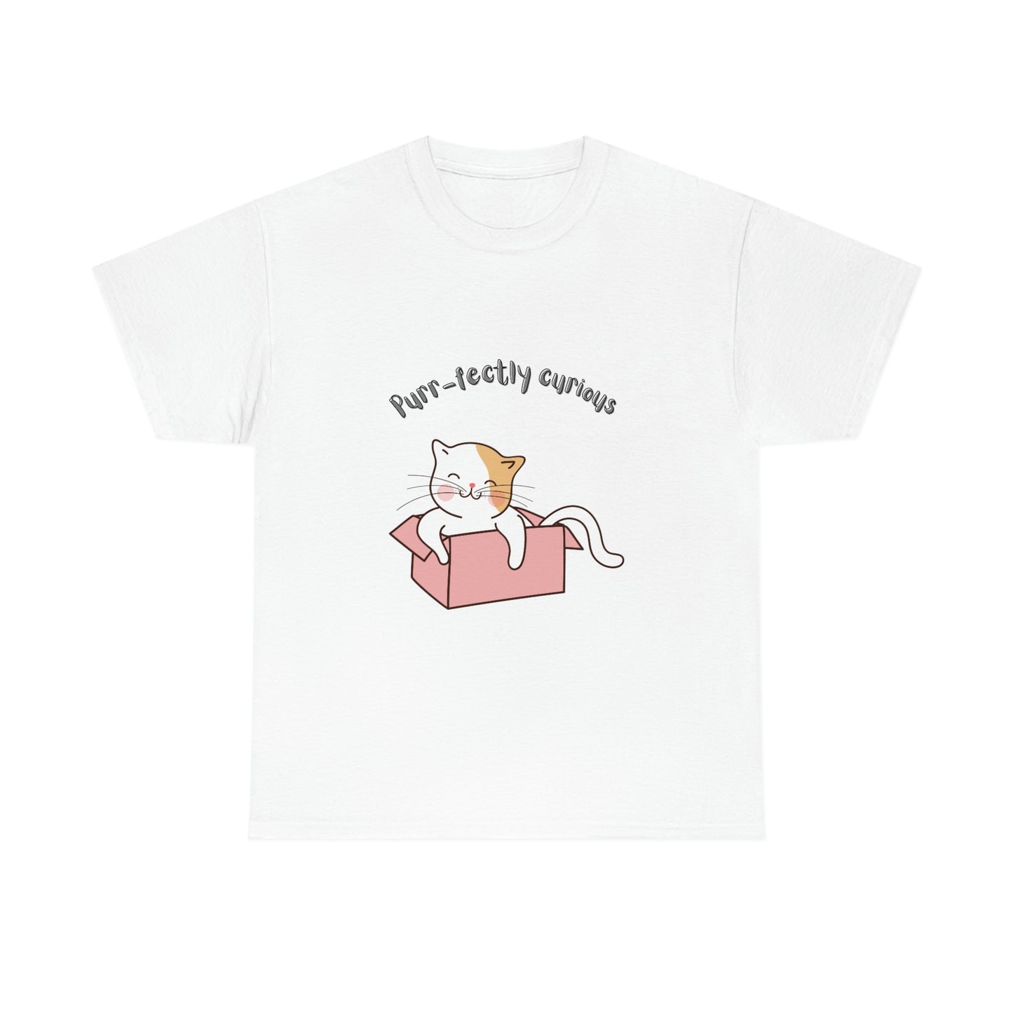 Purr-fectly Curious Cat T-Shirt