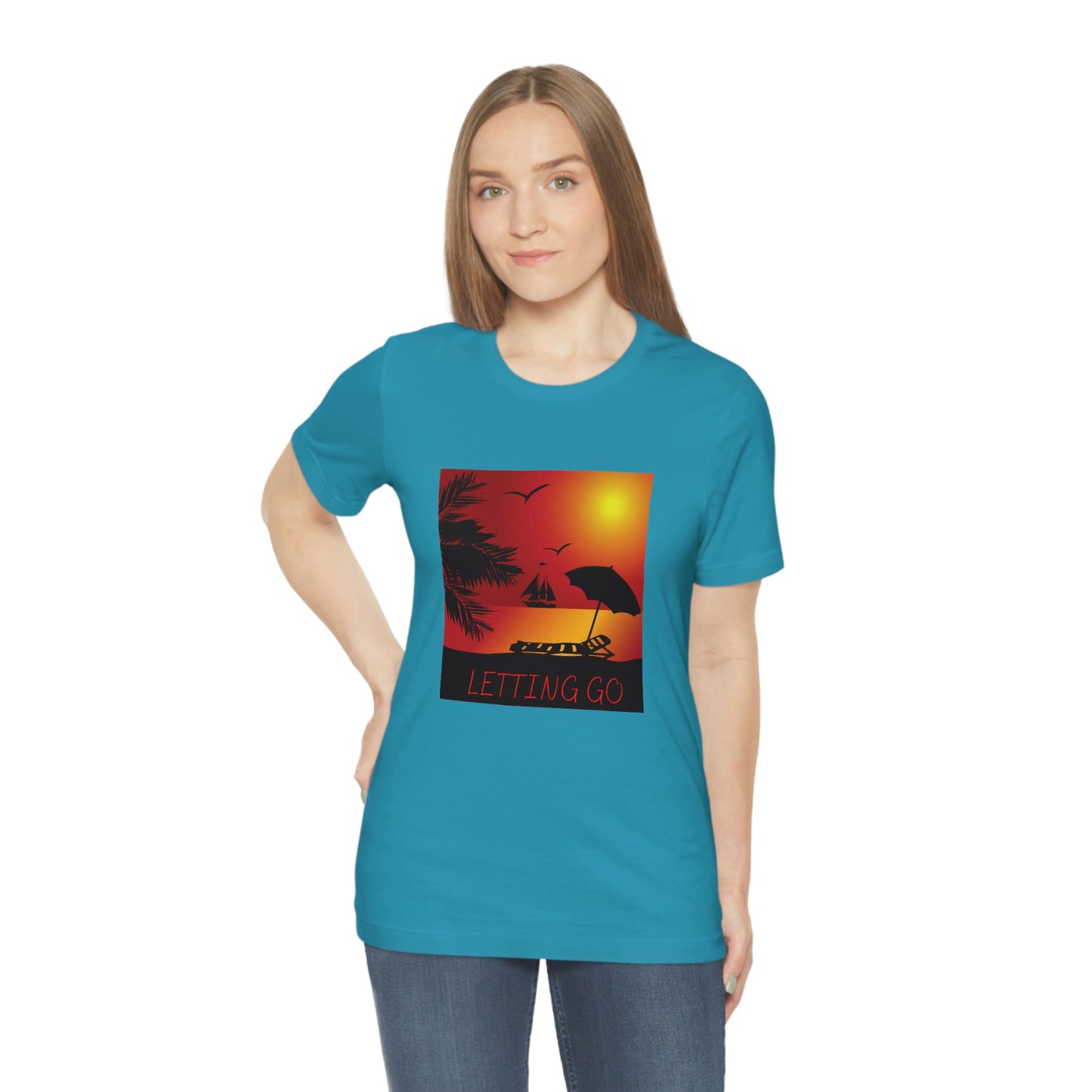 Sunset T-shirt, relaxing sunset, gift for spouse, lover of sunsets, waterfront sunset