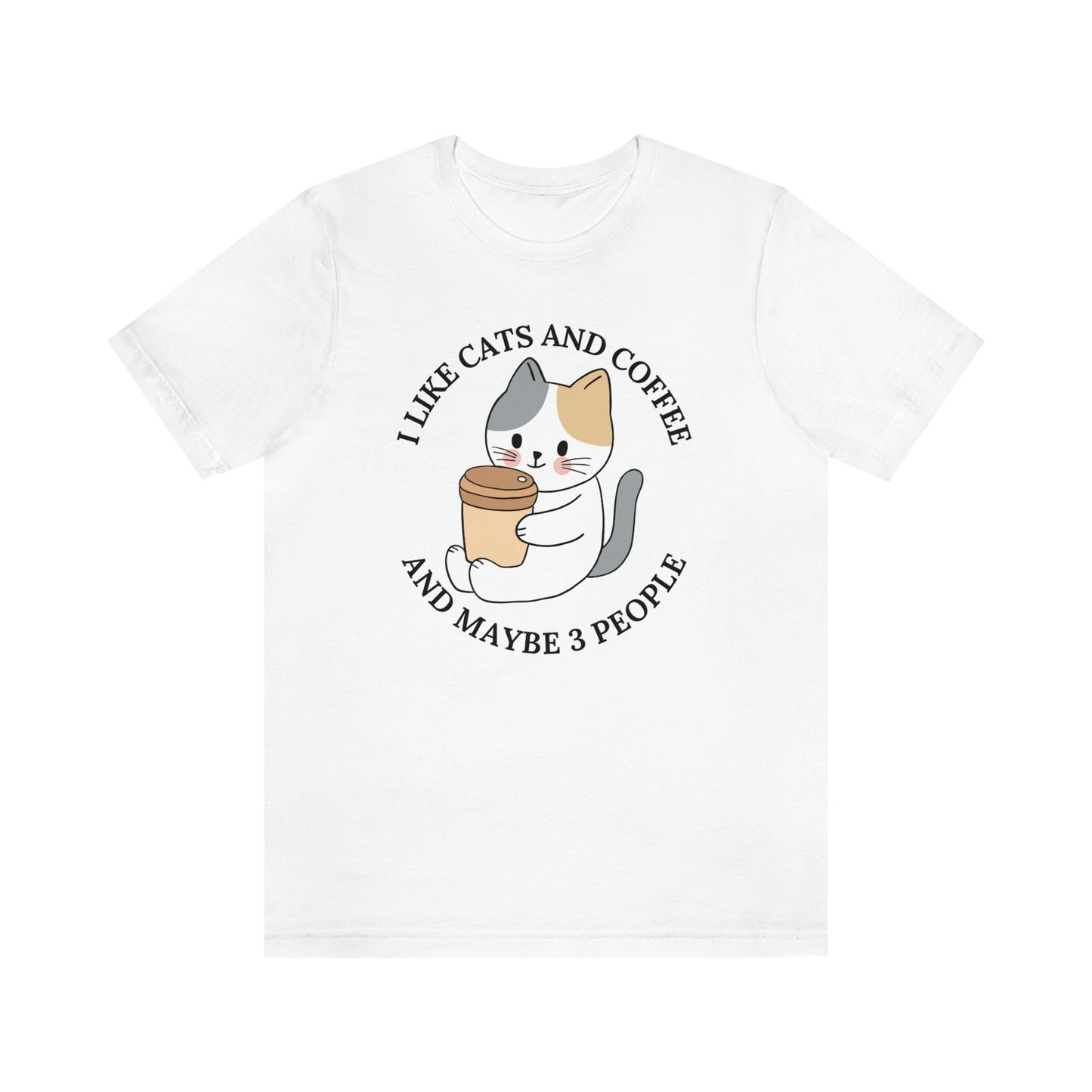 Cat and Coffee lovers, Gift for Cat lover, Gift for coffee lover, Animal lover, Gift for animal lover, Cat lover T-shirt