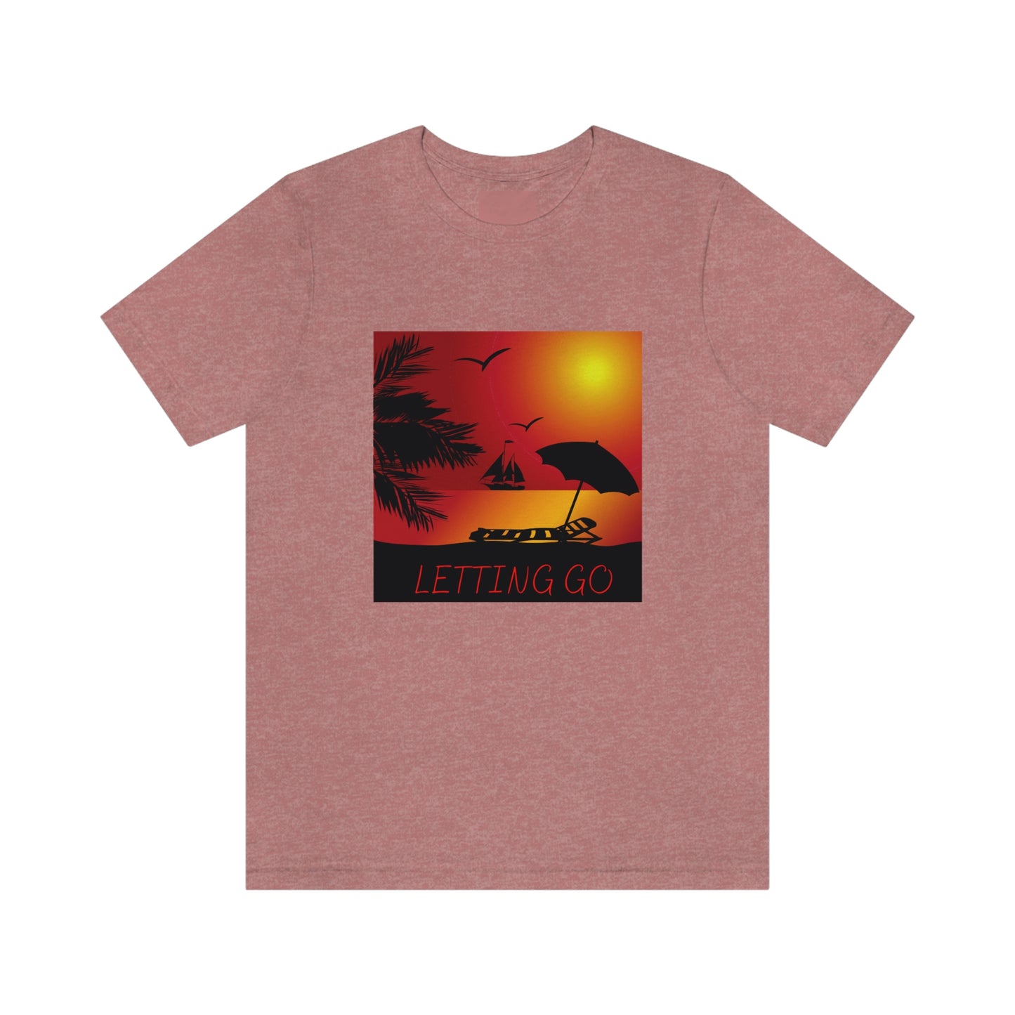 Sunset T-shirt, relaxing sunset, gift for spouse, lover of sunsets, waterfront sunset