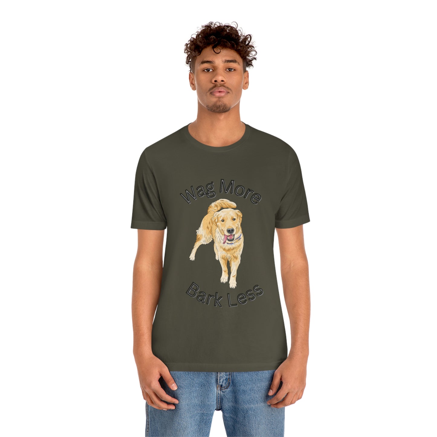 Unisex Jersey Short Sleeve Tee, golden retriever, golden retriever Tee, gift for golden retriever owner, gift for dog owner