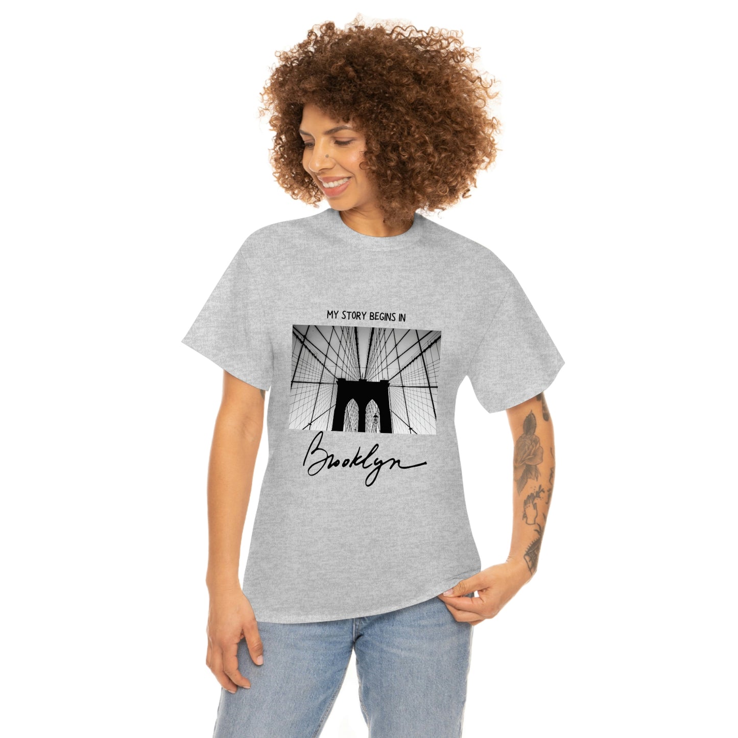 Represent Brooklyn with our 'My Story Begins in Brooklyn' T-Shirt