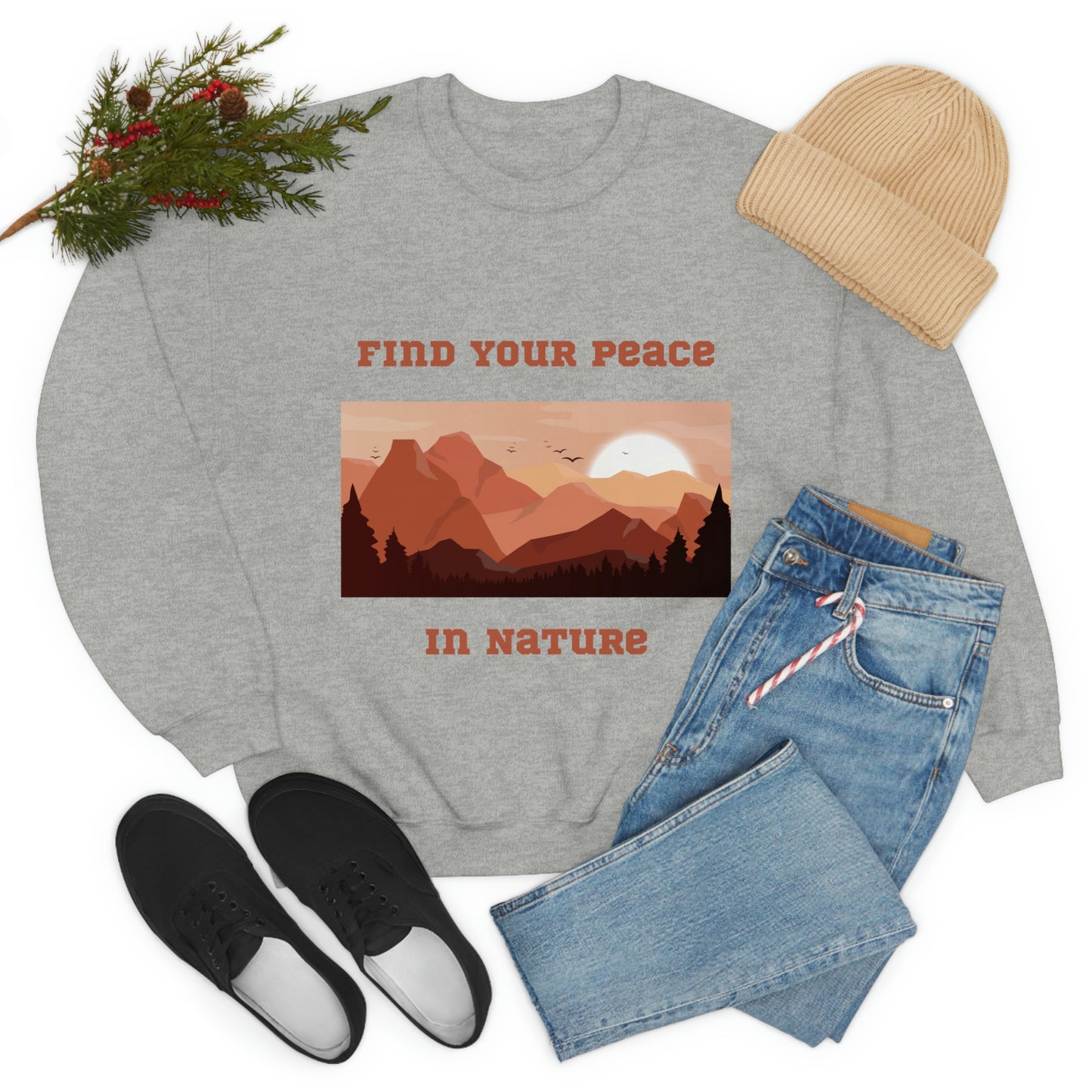 Unisex Heavy Blend Hooded Sweatshirt for nature lover, nature lover sweatshirt, camping sweatshirt, gift for camping lover