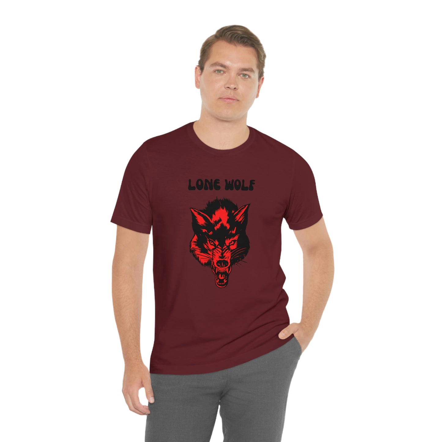 Lone Wolf T-shirt, Lone Wolf, Wolf howling, wolf, gift for man, gift for dad, nature, camping, outdoors, angry wolf