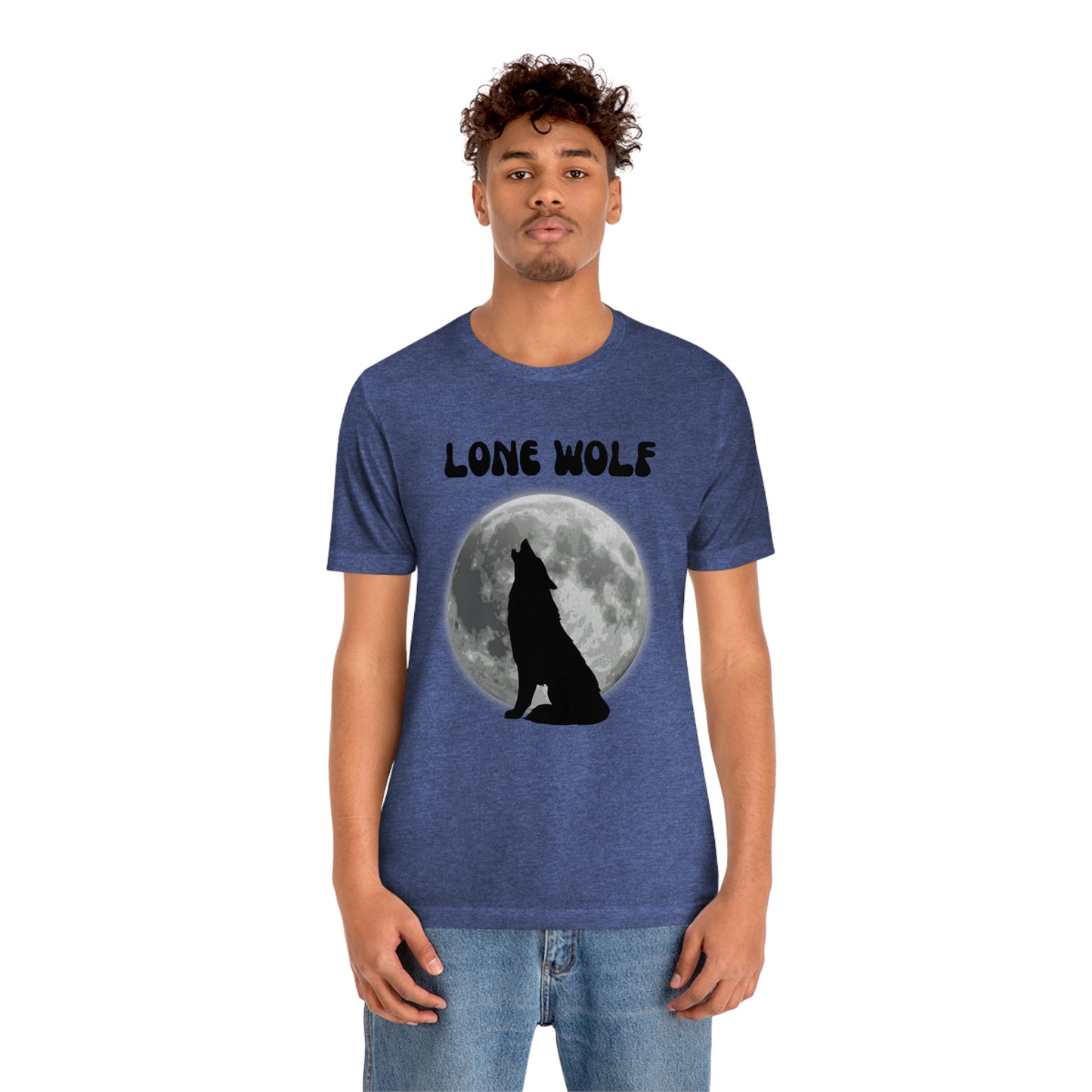 Lone Wolf T-shirt, Lone Wolf, Wolf howling, wolf, gift for man, gift for dad, nature, camping, outdoors