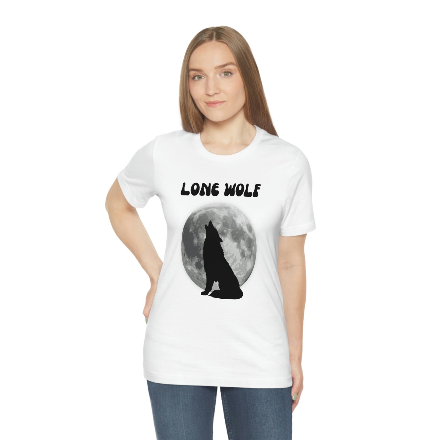 Lone Wolf T-shirt, Lone Wolf, Wolf howling, wolf, gift for man, gift for dad, nature, camping, outdoors