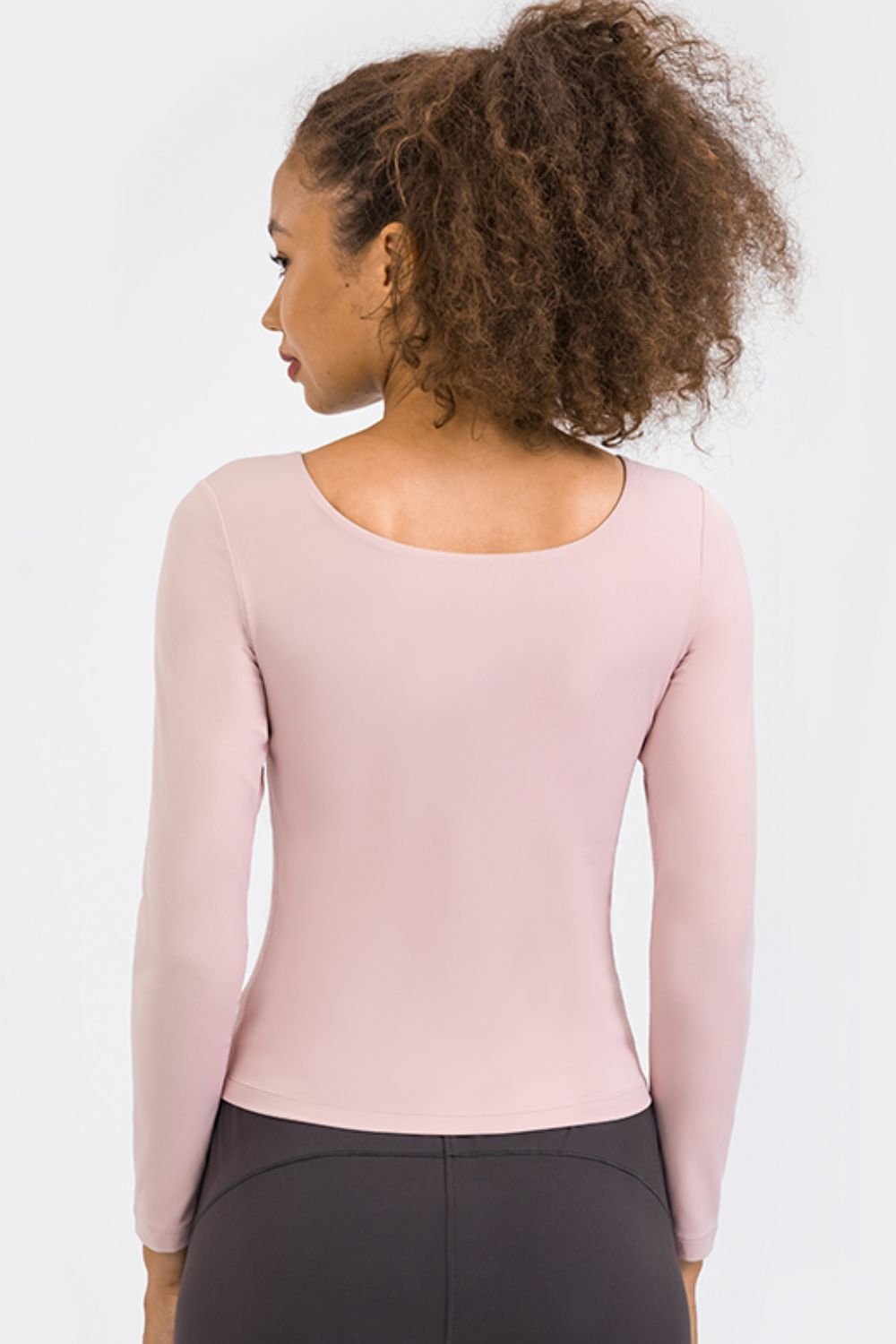 Feel Like Skin Highly Stretchy Long Sleeve Sports Top