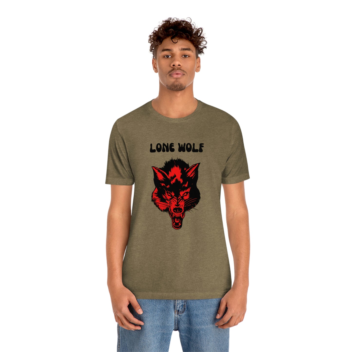 Lone Wolf T-shirt, Lone Wolf, Wolf howling, wolf, gift for man, gift for dad, nature, camping, outdoors, angry wolf