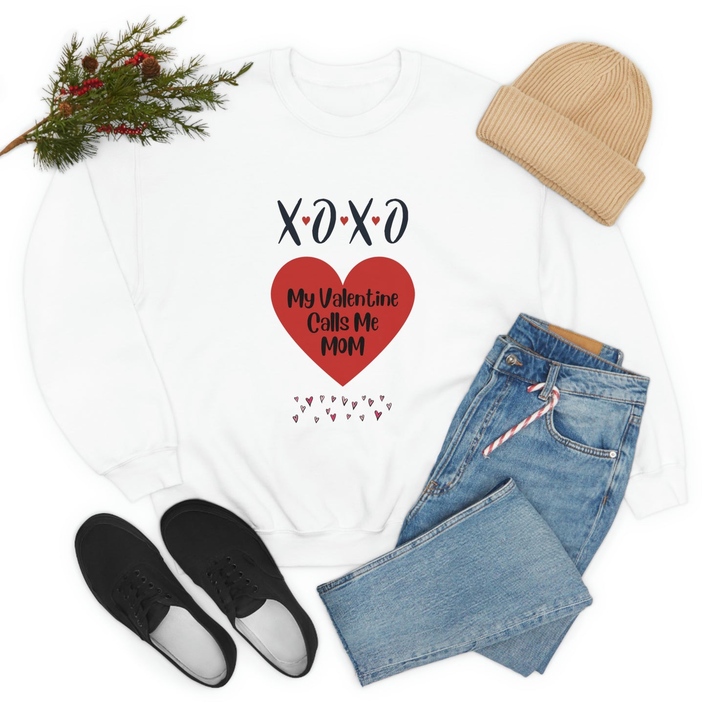 My Valentine Calls me Mom, Valentines gift for mom, Gift for mom, Valentines day gift, Perfect gift for mom, Sweatshirt