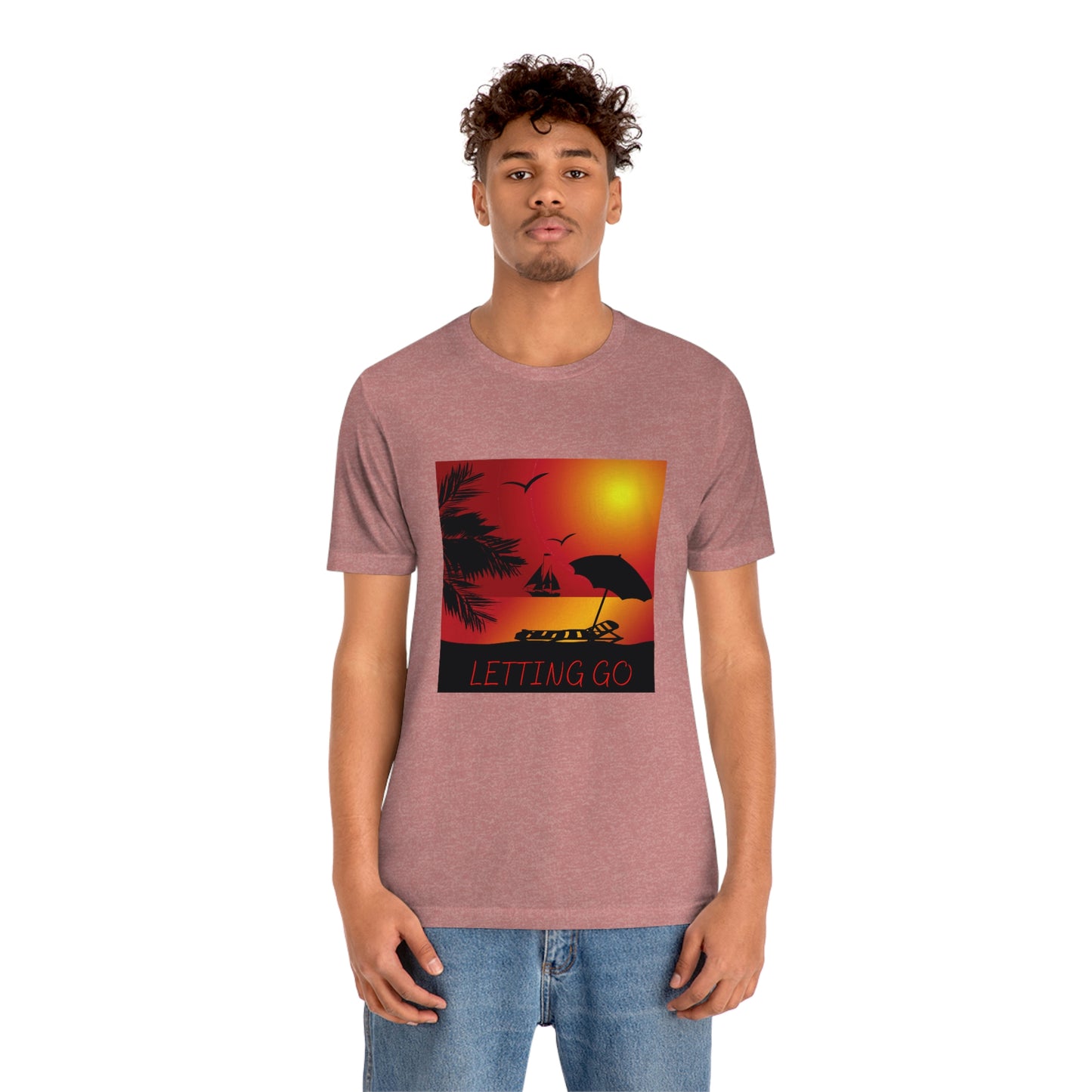 Sunset T-shirt, relaxing sunset, gift for spouse, lover of sunsets, waterfront sunset