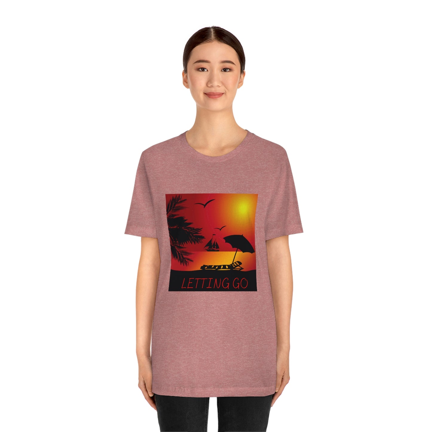 Sunset T-shirt, relaxing sunset, gift for spouse, lover of sunsets, waterfront sunset