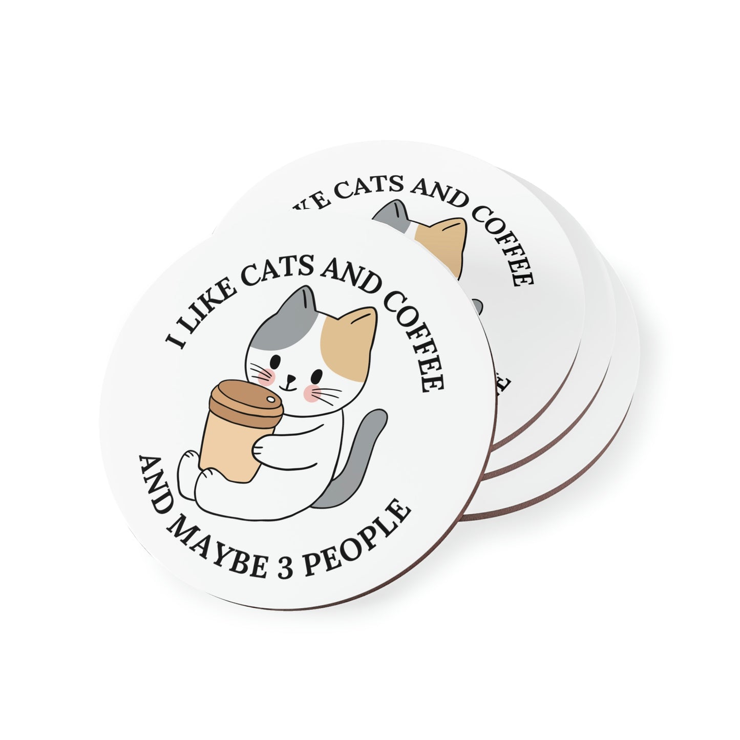 The Cat's Paws Coasters: For Feline-Fueled Beverage Lovers