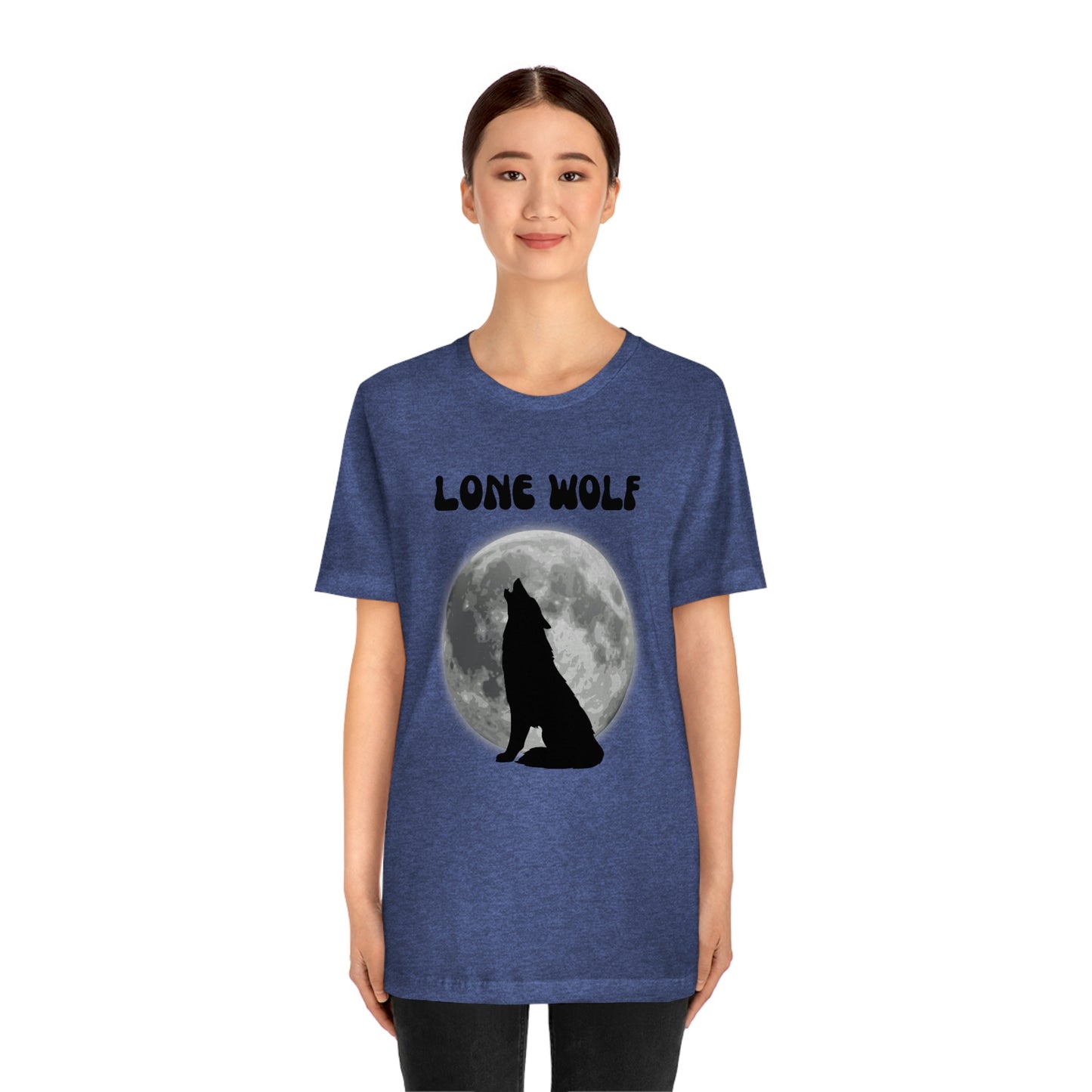 Lone Wolf T-shirt, Lone Wolf, Wolf howling, wolf, gift for man, gift for dad, nature, camping, outdoors