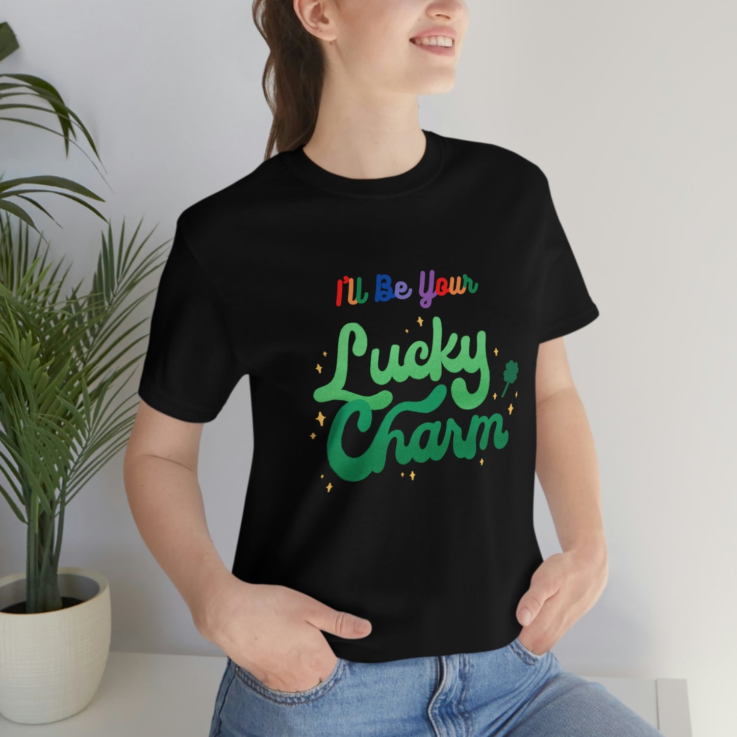 Lucky Charm, Tee for holiday, St. Patty's day Tee, Gift for Girlfriend, Gift for Boyfriend, Gift for spouse