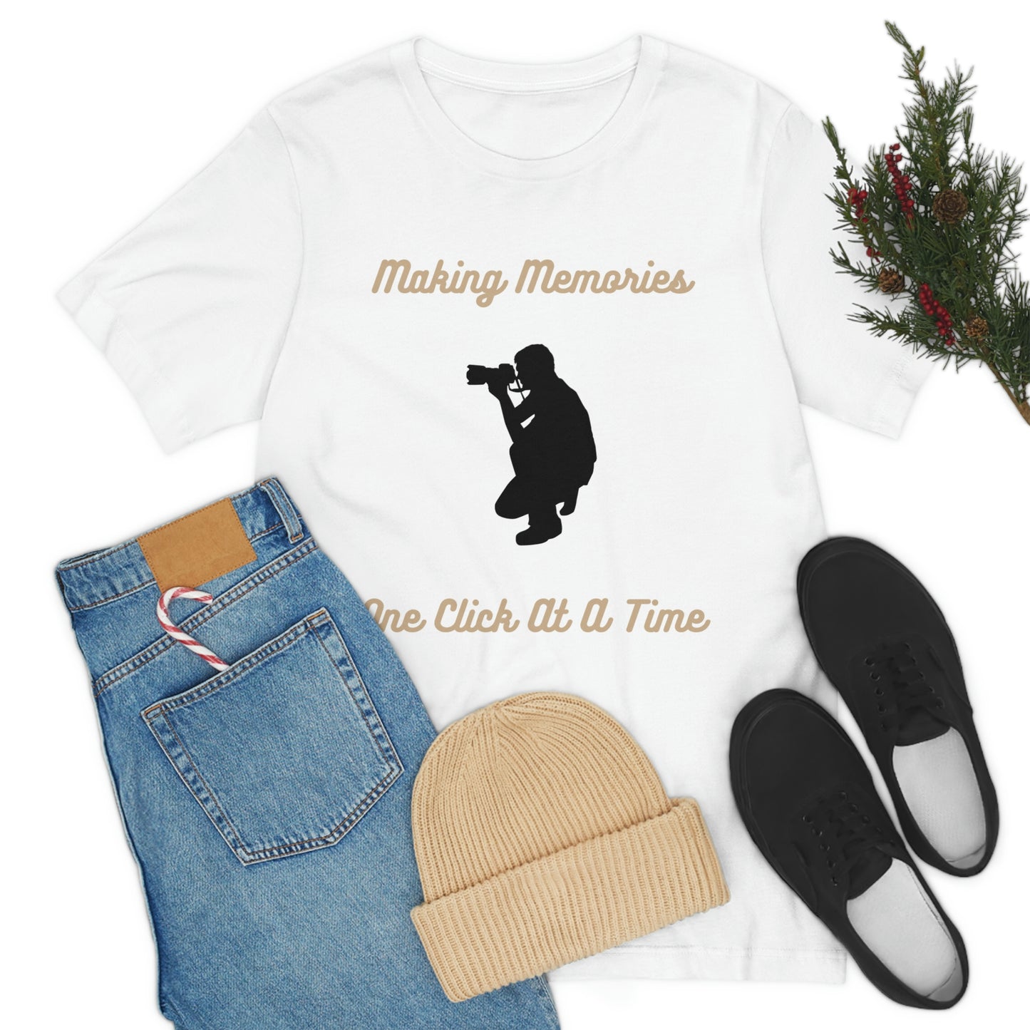 Photographer Tee, Making memories, gift for photographer, birthday gift, holiday gift, camera