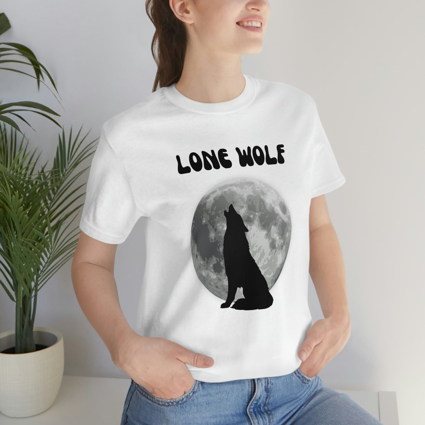 Lone Wolf T-shirt, Lone Wolf, Wolf howling, wolf, gift for man, gift for dad, nature, camping, outdoors