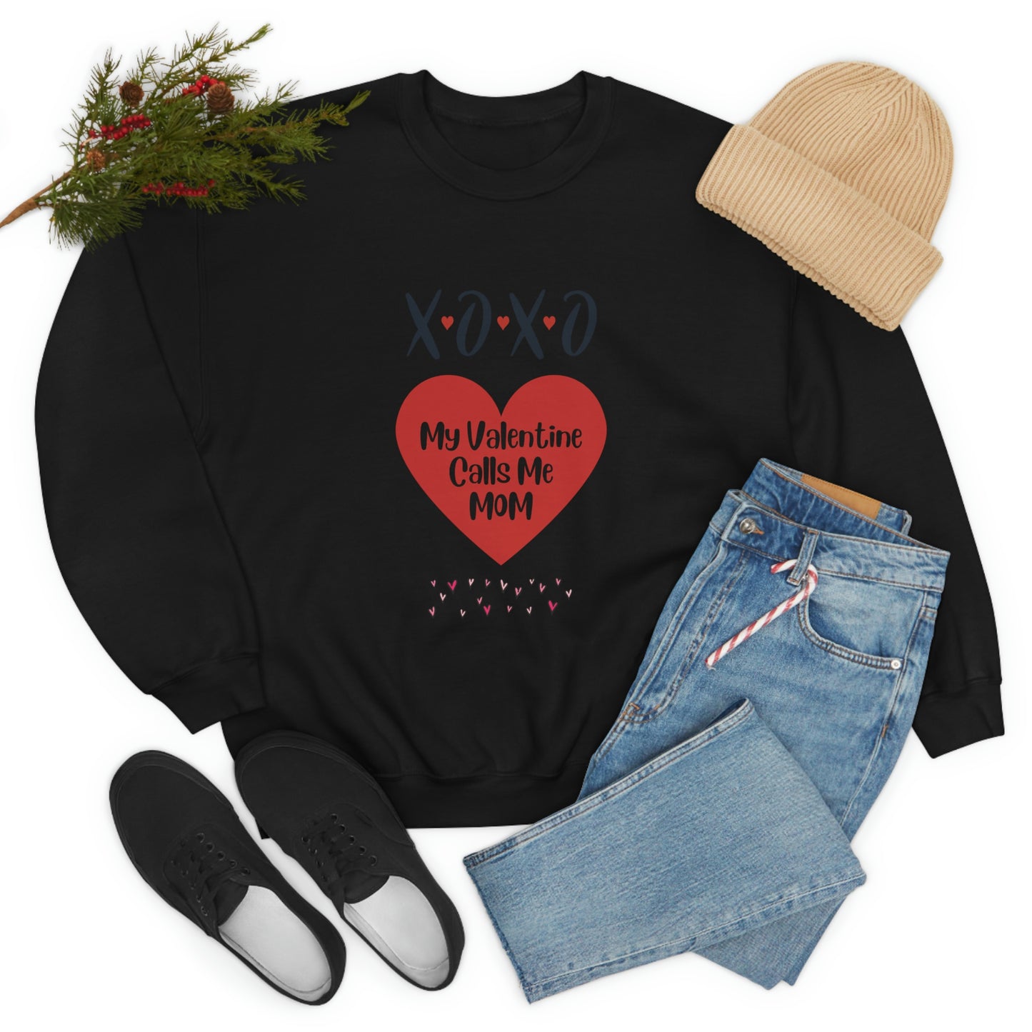 My Valentine Calls me Mom, Valentines gift for mom, Gift for mom, Valentines day gift, Perfect gift for mom, Sweatshirt