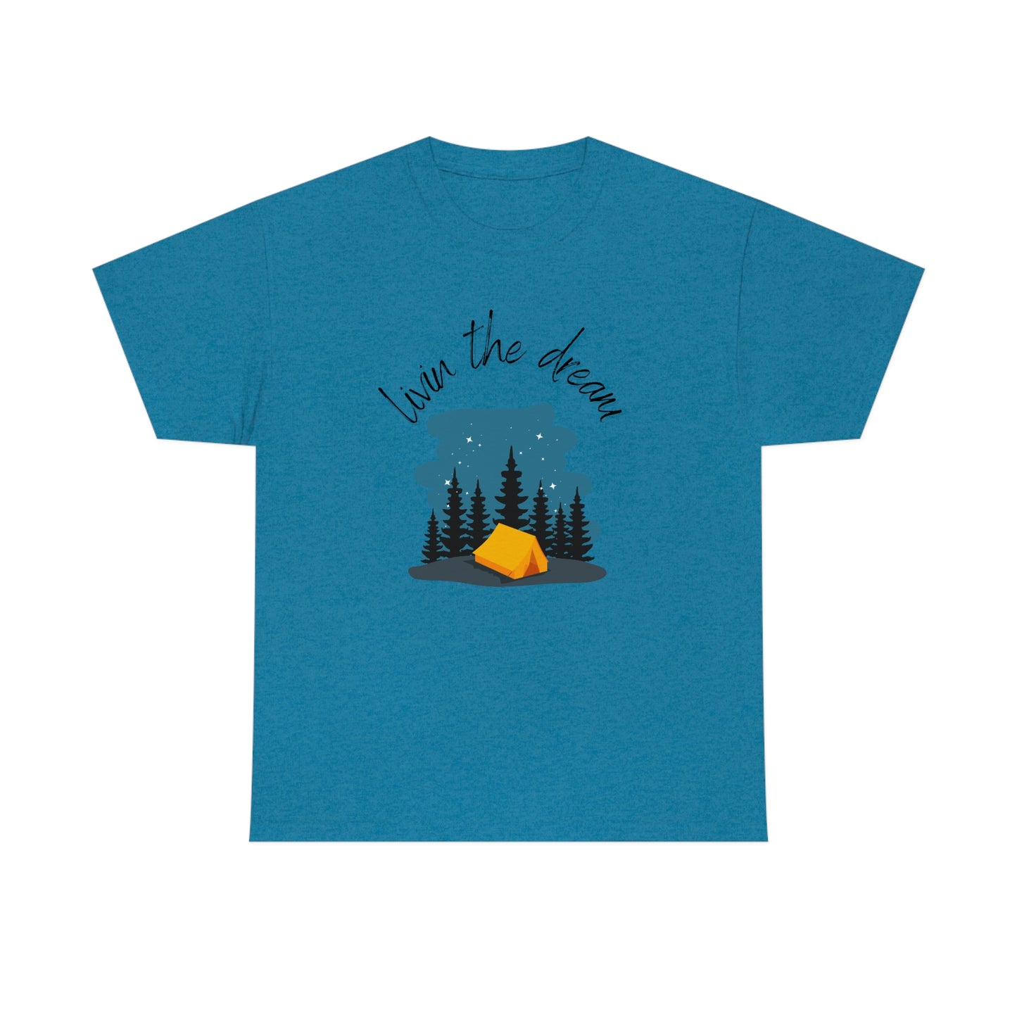 Livin' the Dream" Camping Under the Stars T-Shirt