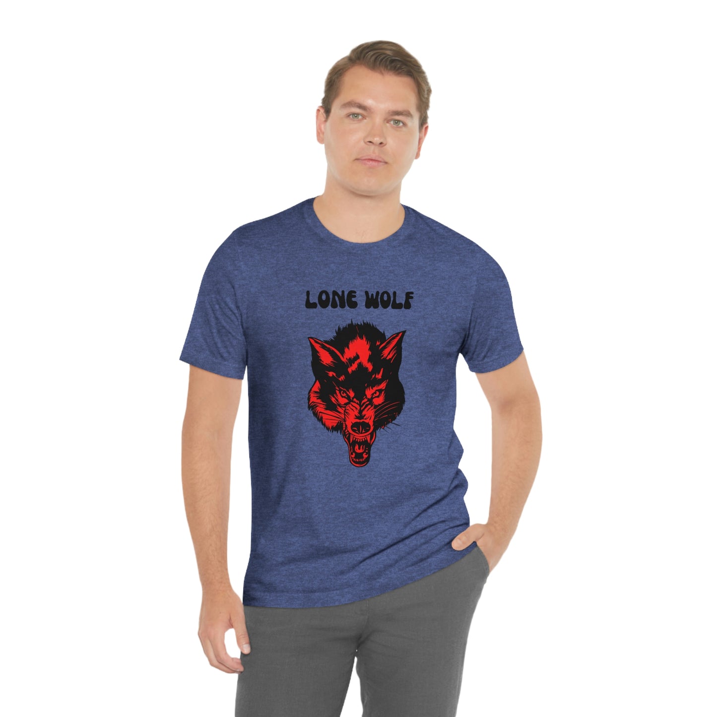 Lone Wolf T-shirt, Lone Wolf, Wolf howling, wolf, gift for man, gift for dad, nature, camping, outdoors, angry wolf