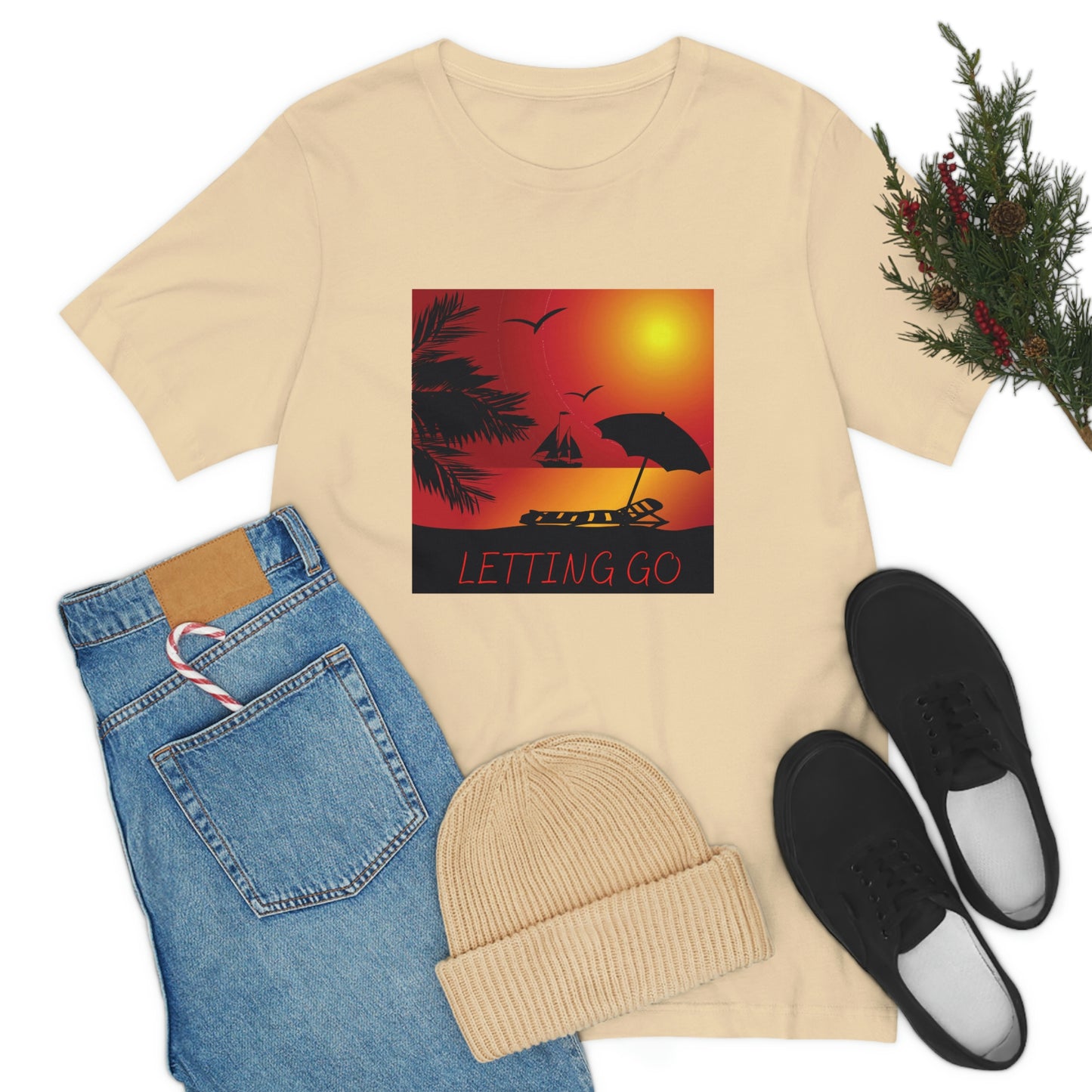 Sunset T-shirt, relaxing sunset, gift for spouse, lover of sunsets, waterfront sunset