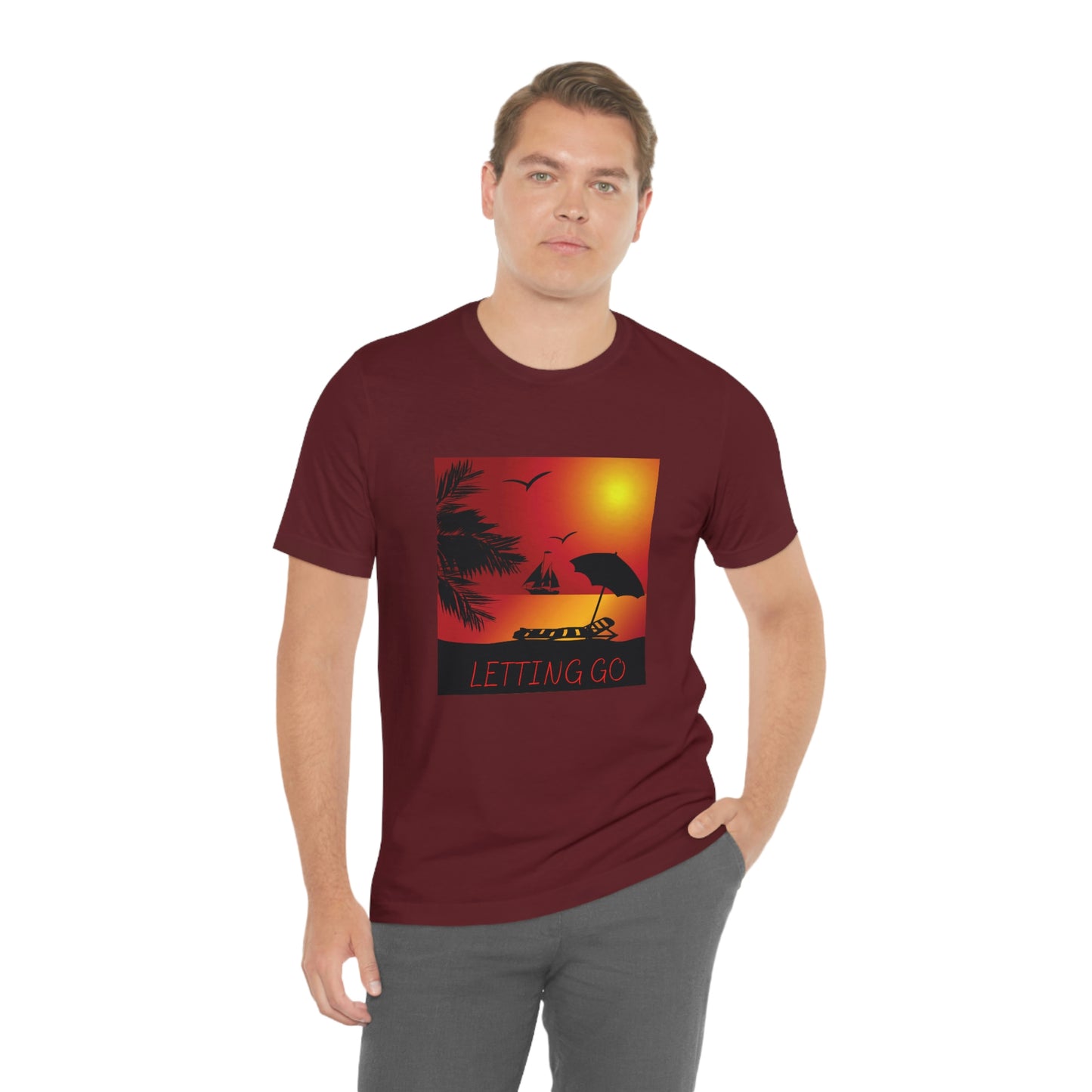 Sunset T-shirt, relaxing sunset, gift for spouse, lover of sunsets, waterfront sunset