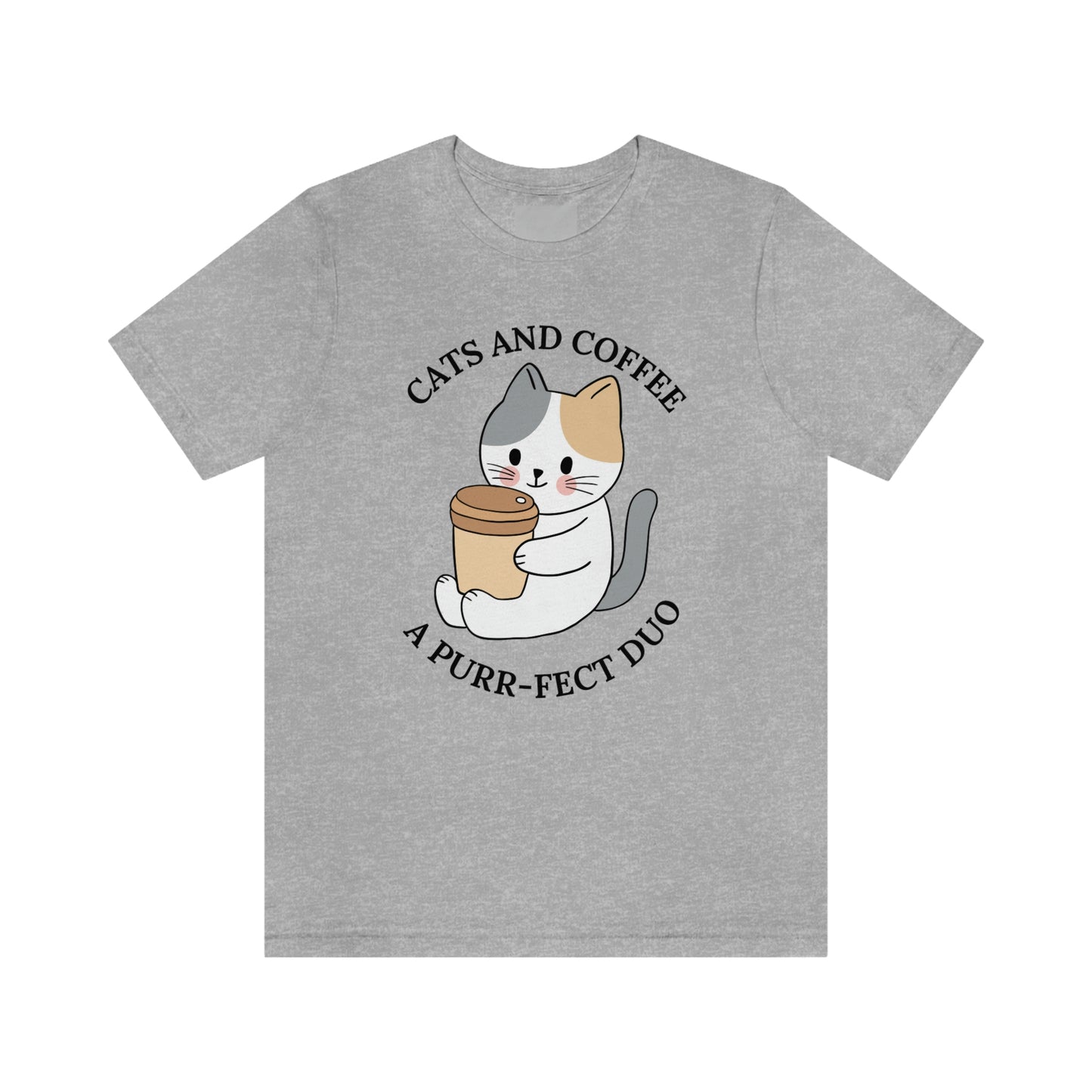 Cat and Coffee, Gift for cat lover, Gift for coffee lover, cat and coffee t-shirt, shirt for cat owner, gift for mom