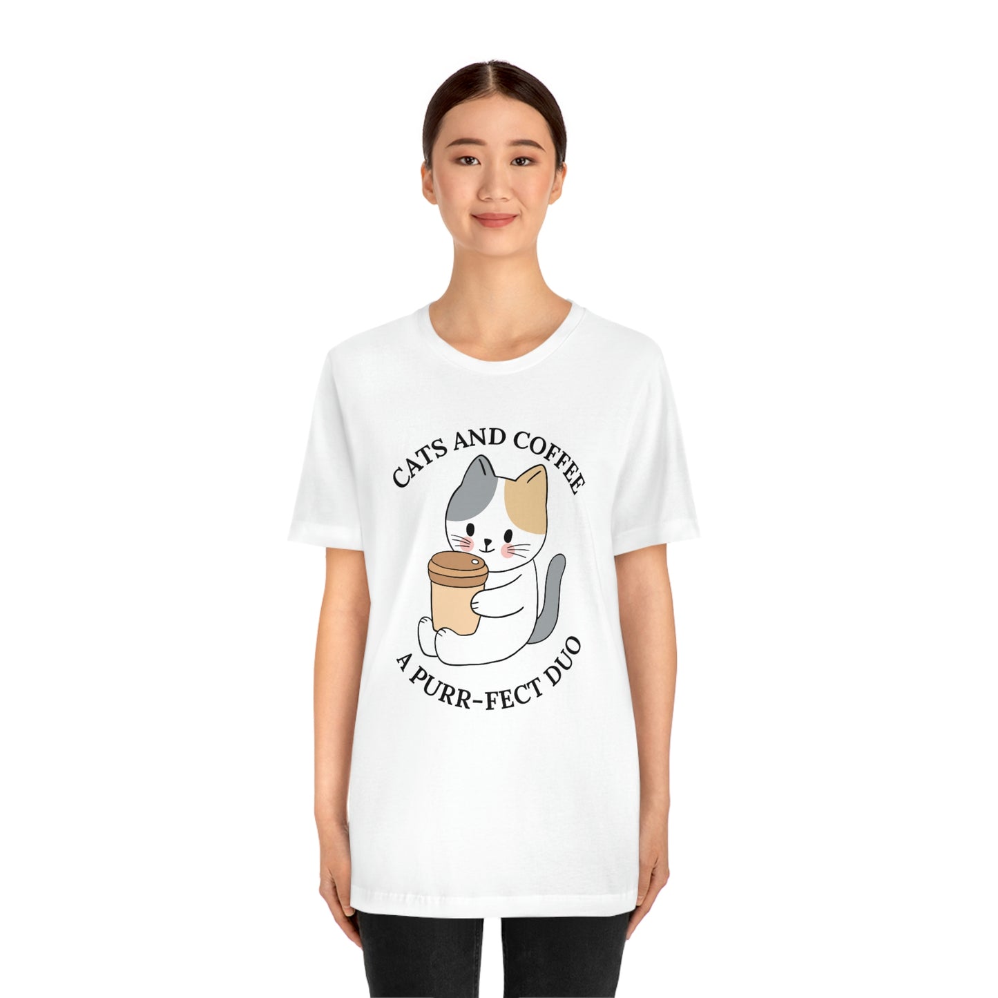 Cat and Coffee, Gift for cat lover, Gift for coffee lover, cat and coffee t-shirt, shirt for cat owner, gift for mom