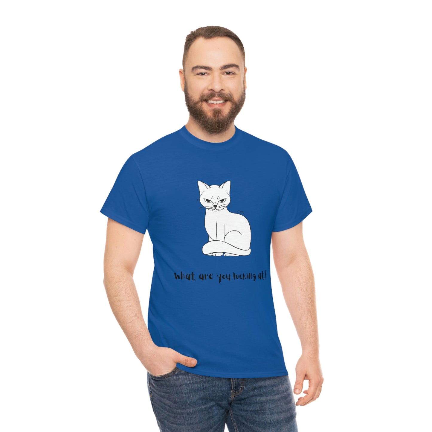 What Are You Looking At? Angry Cat T-Shirt