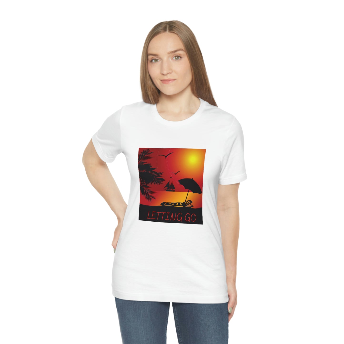 Sunset T-shirt, relaxing sunset, gift for spouse, lover of sunsets, waterfront sunset