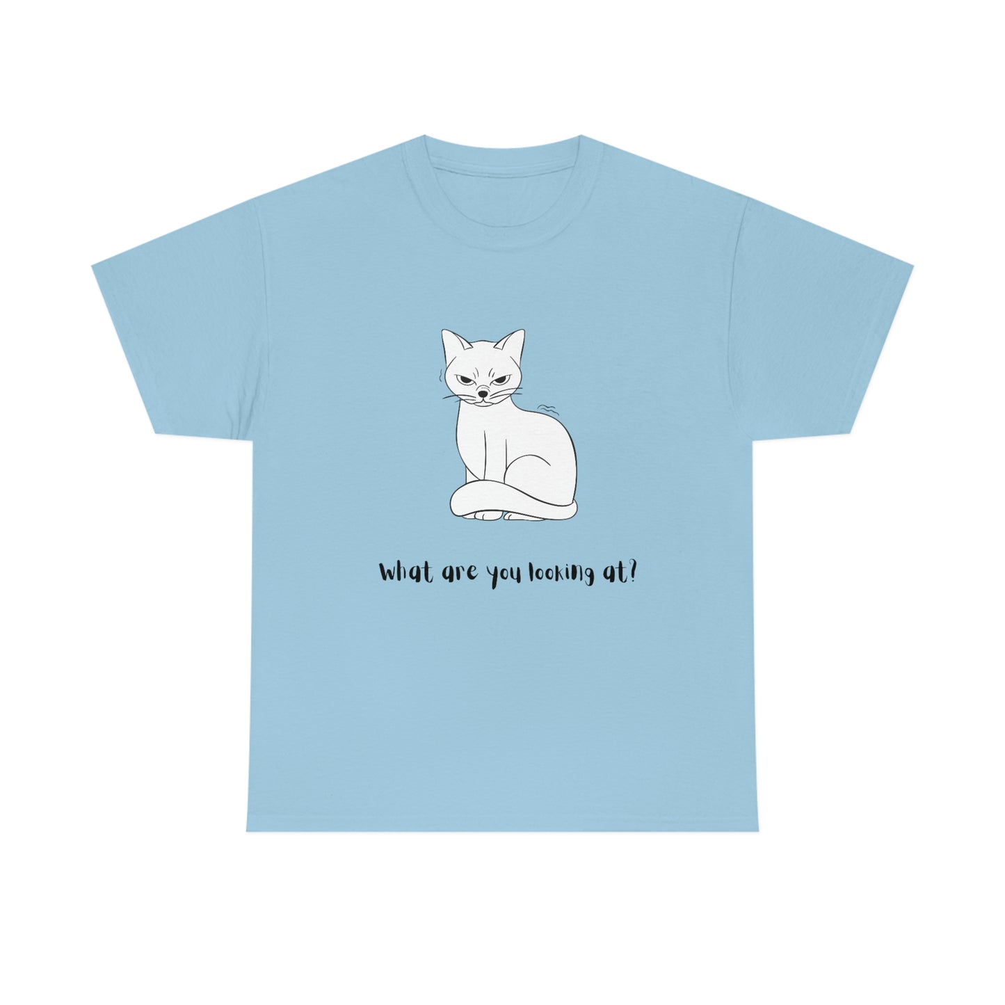 What Are You Looking At? Angry Cat T-Shirt