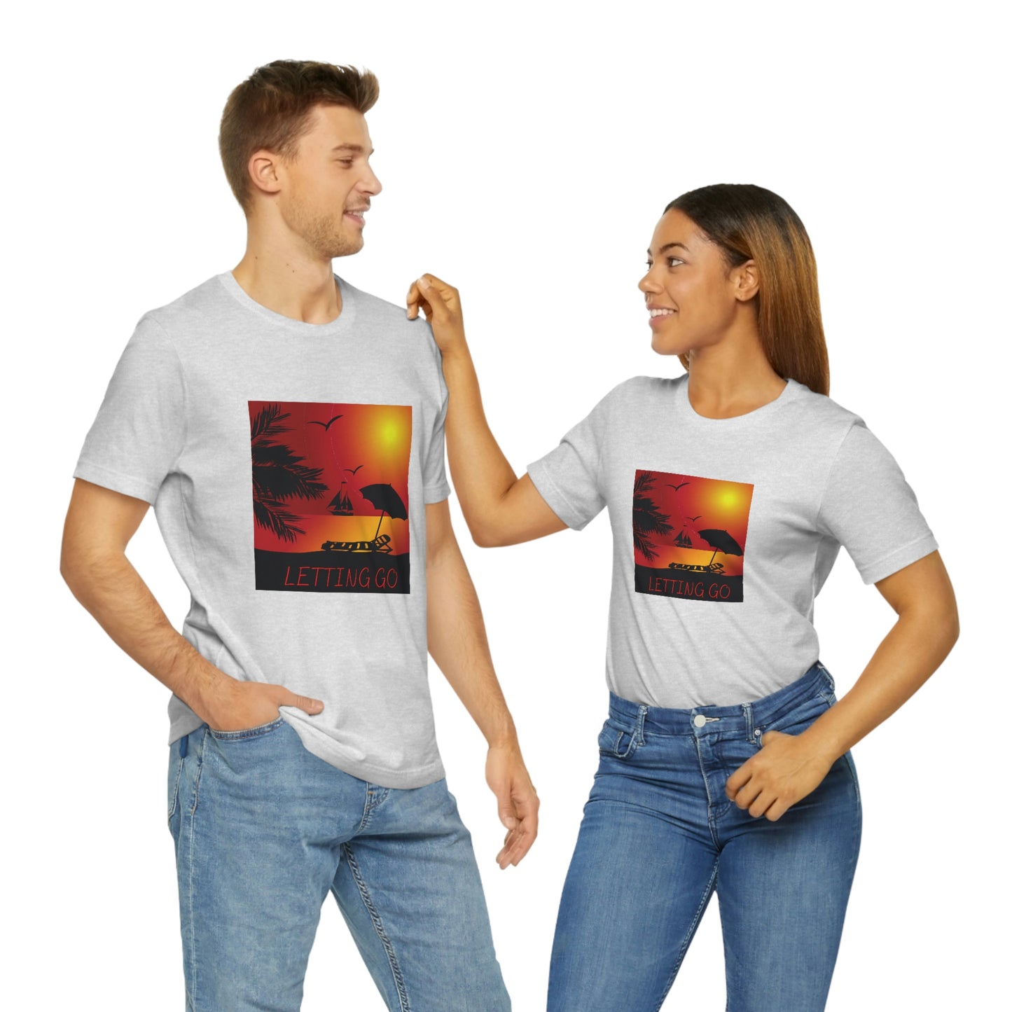 Sunset T-shirt, relaxing sunset, gift for spouse, lover of sunsets, waterfront sunset