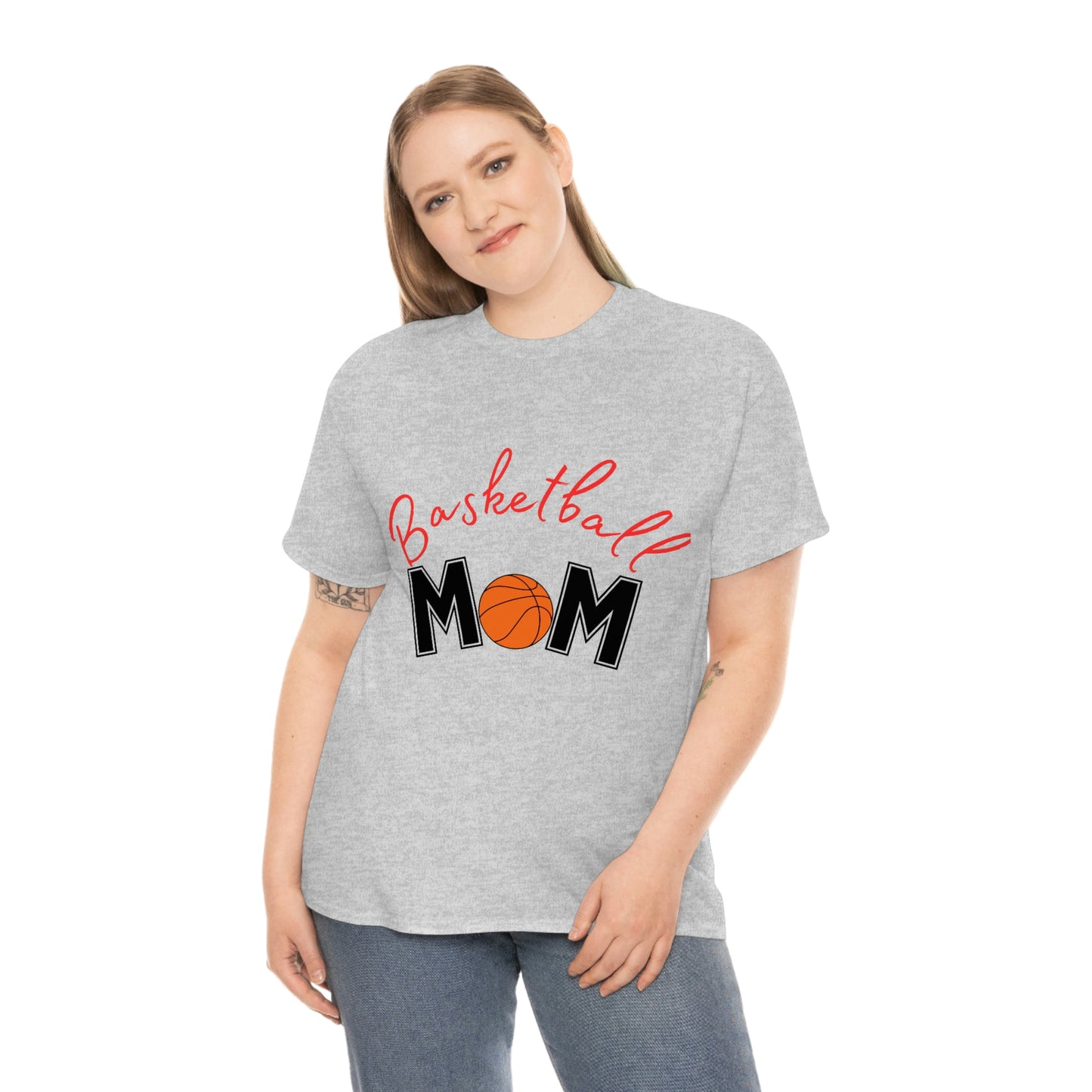 Basketball Mom #1 Mama Cotton Tee