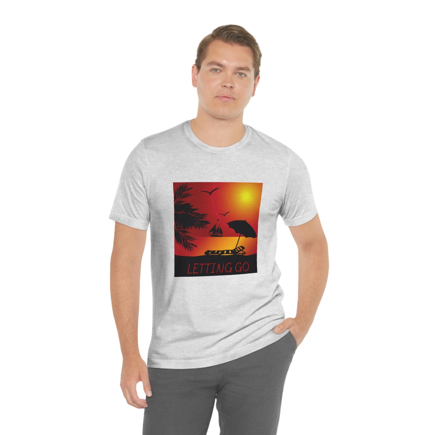 Sunset T-shirt, relaxing sunset, gift for spouse, lover of sunsets, waterfront sunset