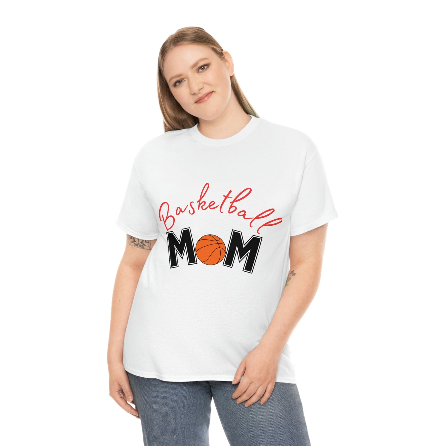 Basketball Mom #1 Mama Cotton Tee