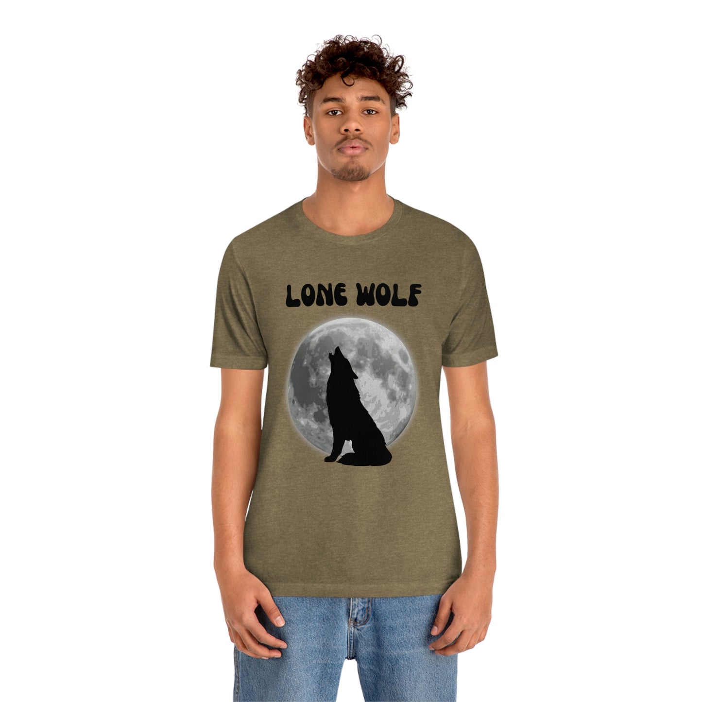 Lone Wolf T-shirt, Lone Wolf, Wolf howling, wolf, gift for man, gift for dad, nature, camping, outdoors