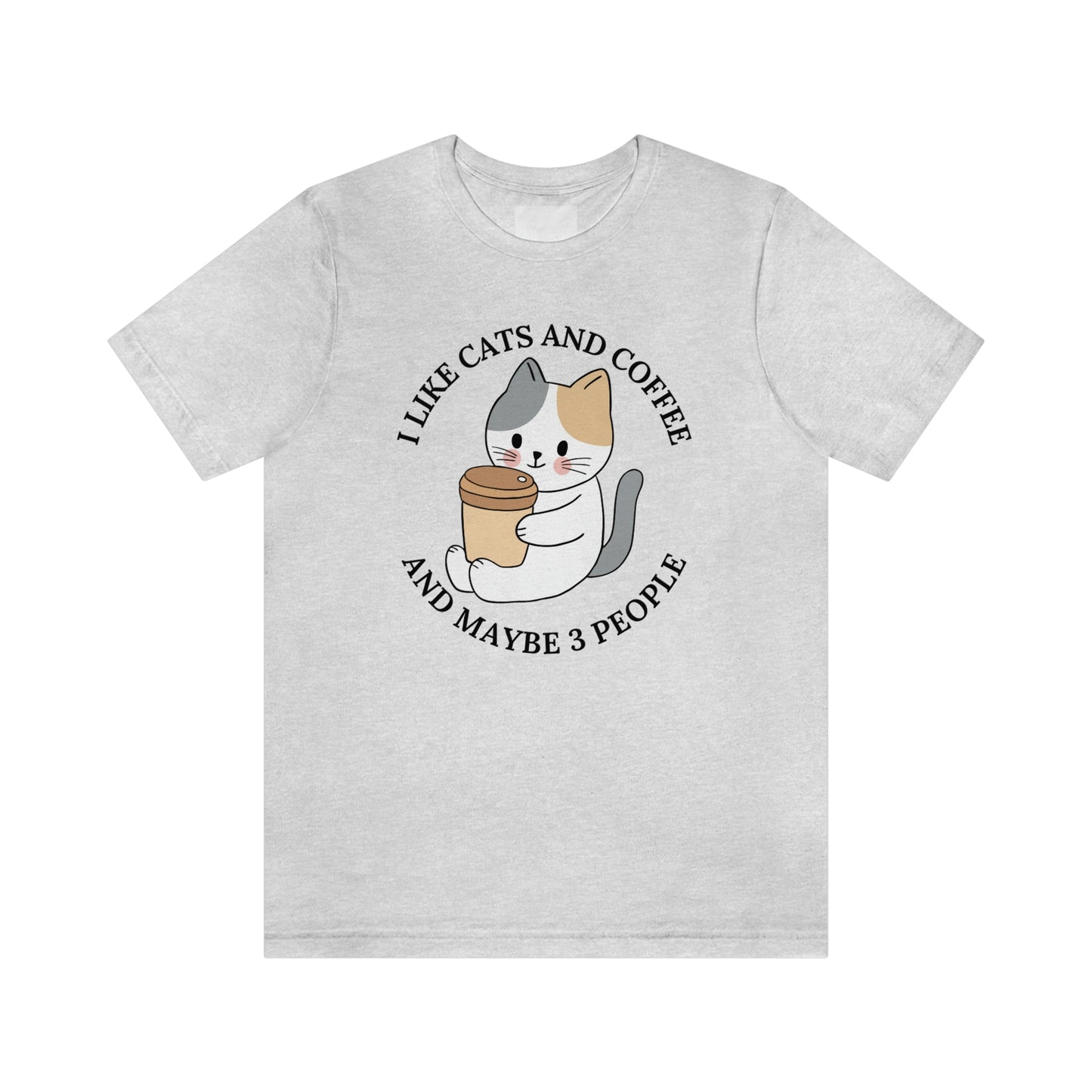 Cat and Coffee lovers, Gift for Cat lover, Gift for coffee lover, Animal lover, Gift for animal lover, Cat lover T-shirt