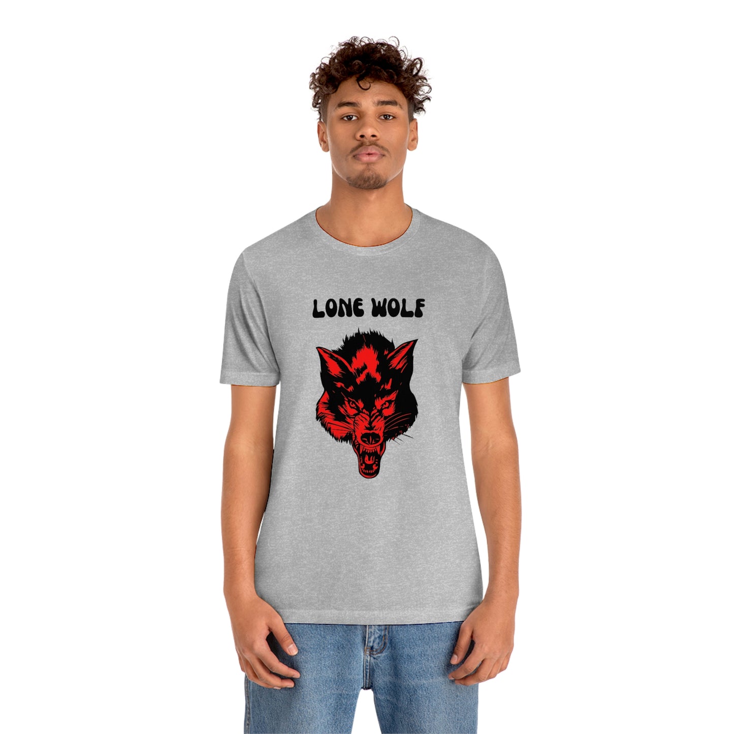 Lone Wolf T-shirt, Lone Wolf, Wolf howling, wolf, gift for man, gift for dad, nature, camping, outdoors, angry wolf