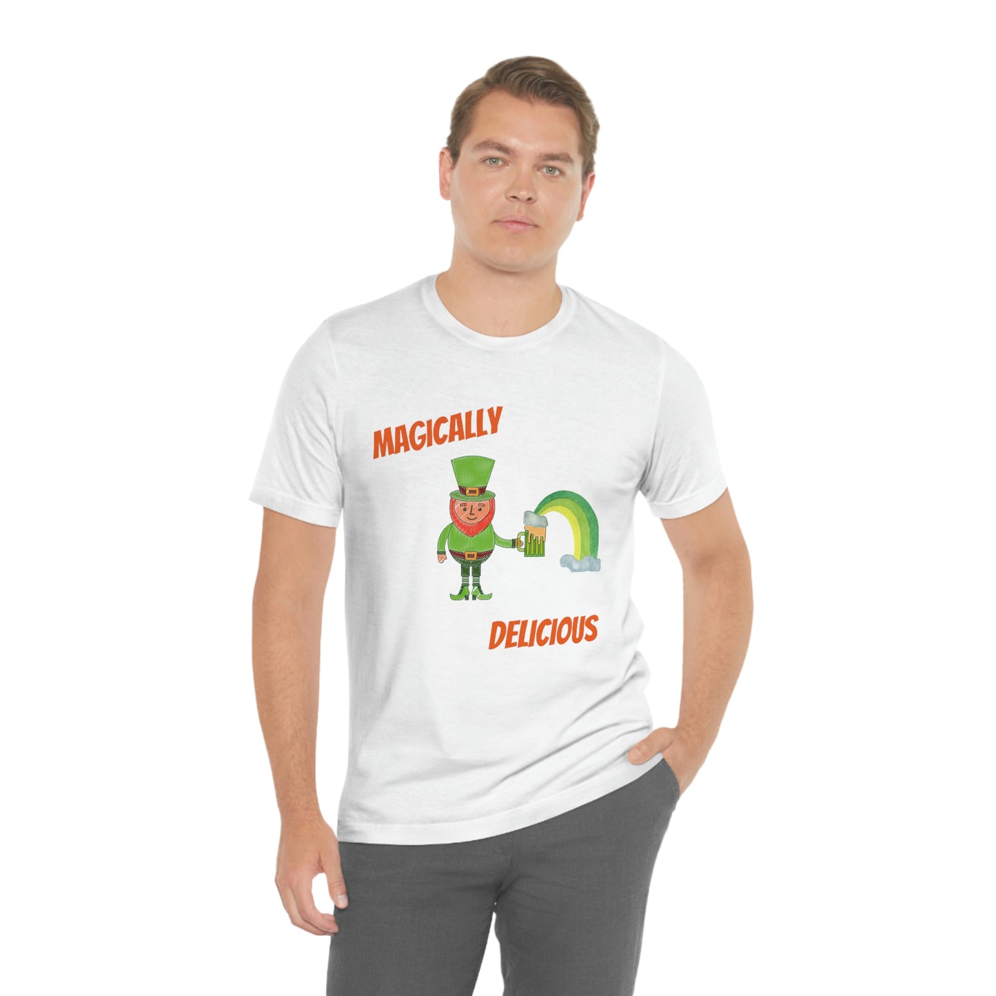 St. Patty's day tee, Green Beer, Festive design, Leprechaun, Rainbow, Festive Tee, Holiday, Gift for all, Irish