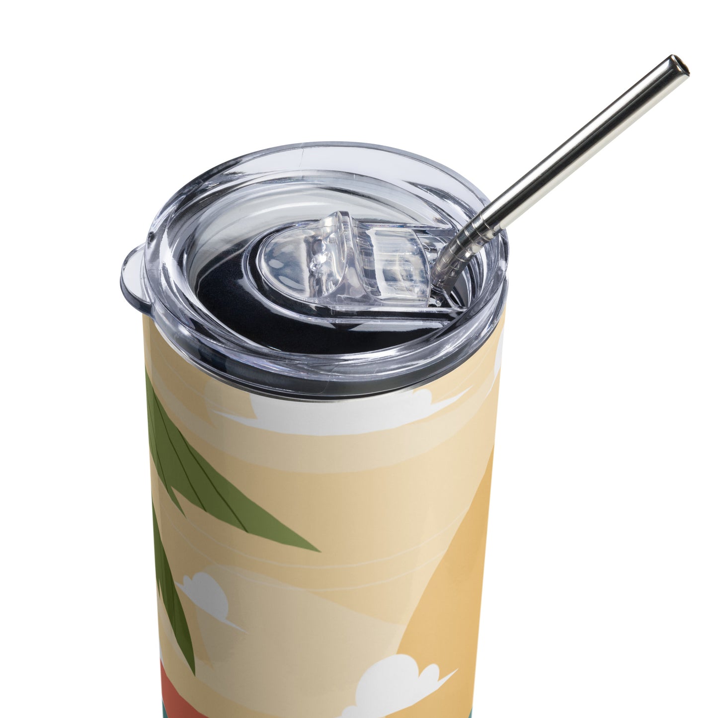 Beach Scene Stainless steel tumbler