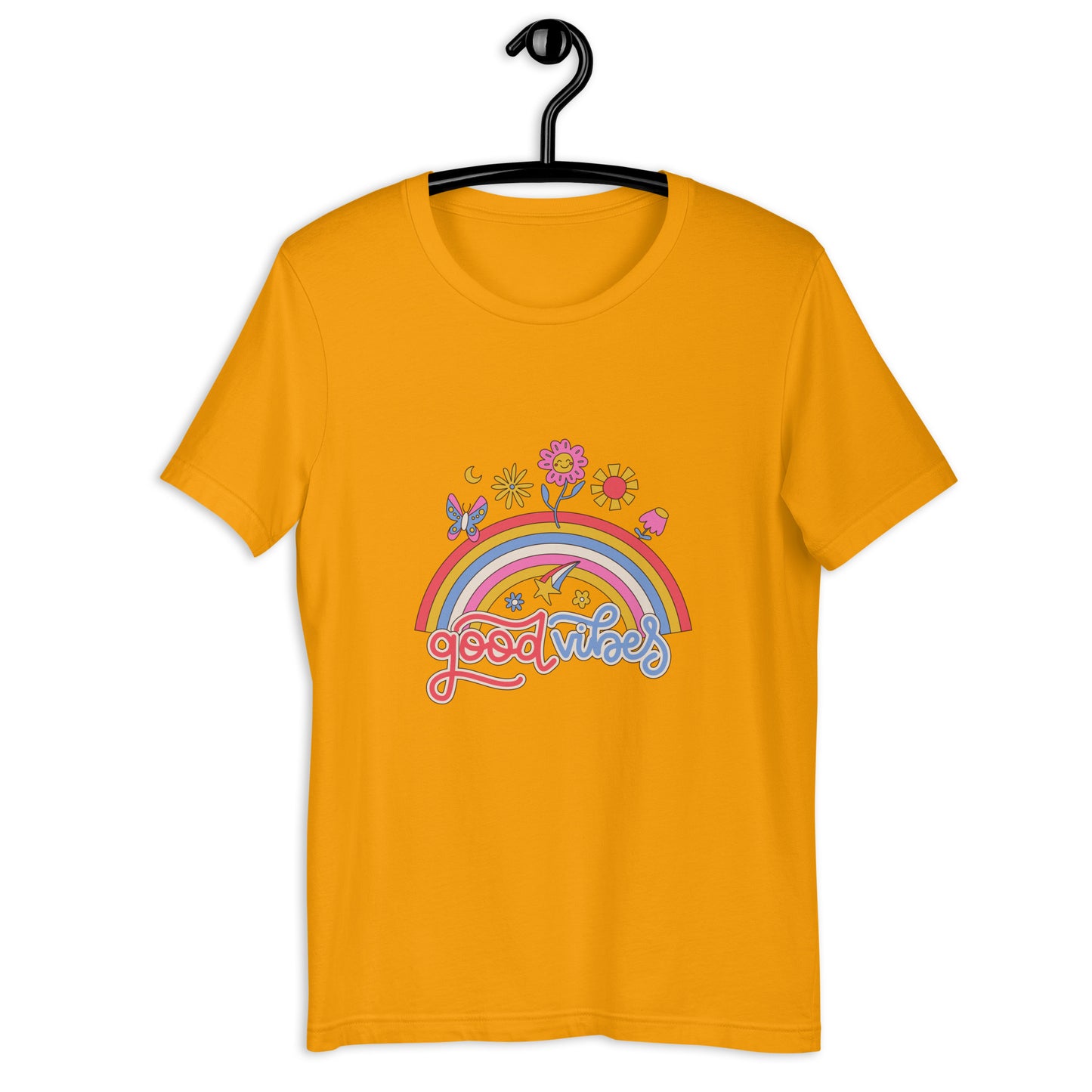 Good Vibes Spring Time Design Unisex t-shirt