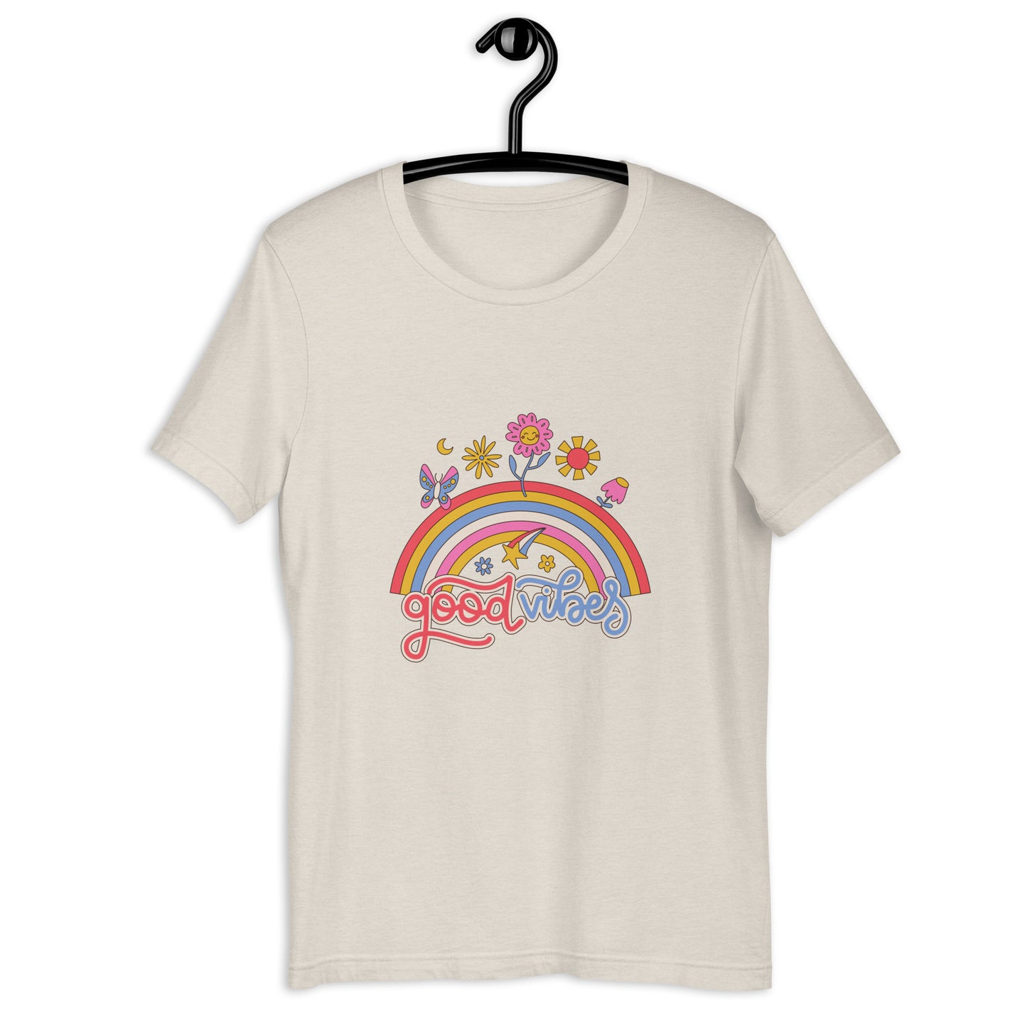 Good Vibes Spring Time Design Unisex t-shirt