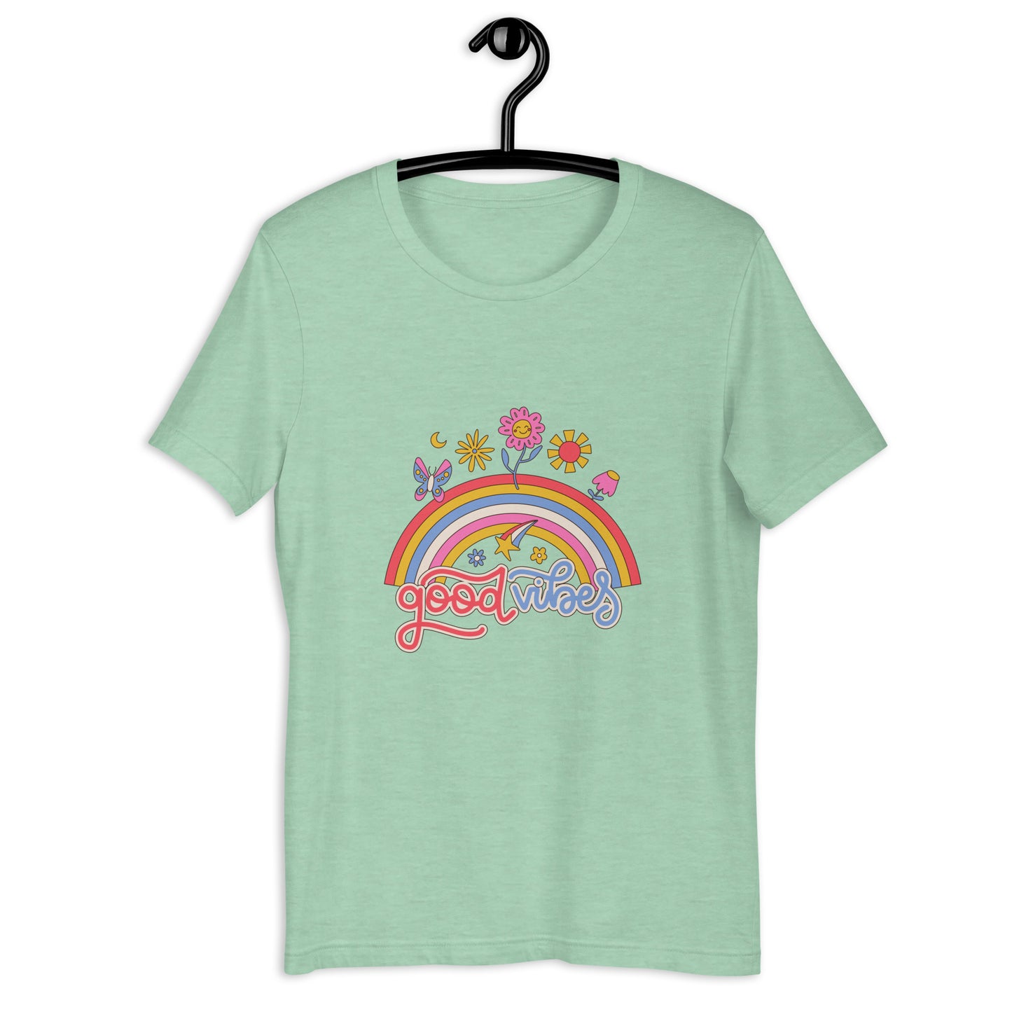 Good Vibes Spring Time Design Unisex t-shirt