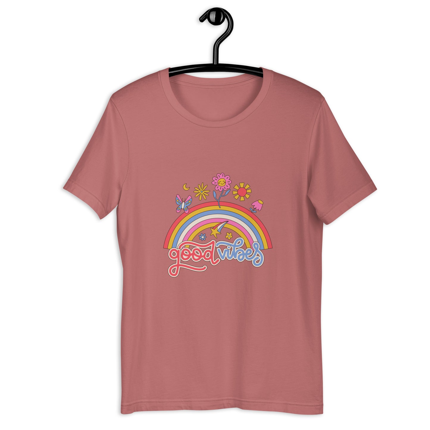 Good Vibes Spring Time Design Unisex t-shirt