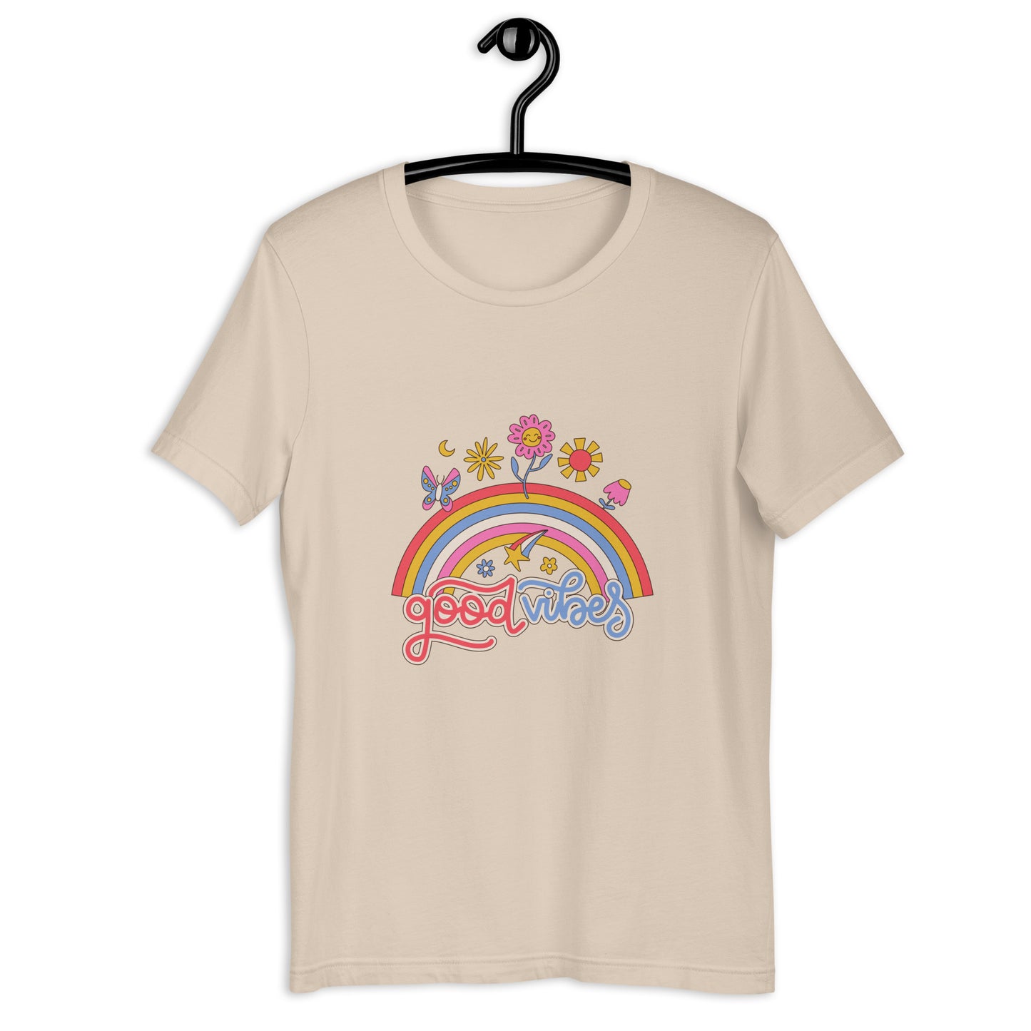 Good Vibes Spring Time Design Unisex t-shirt